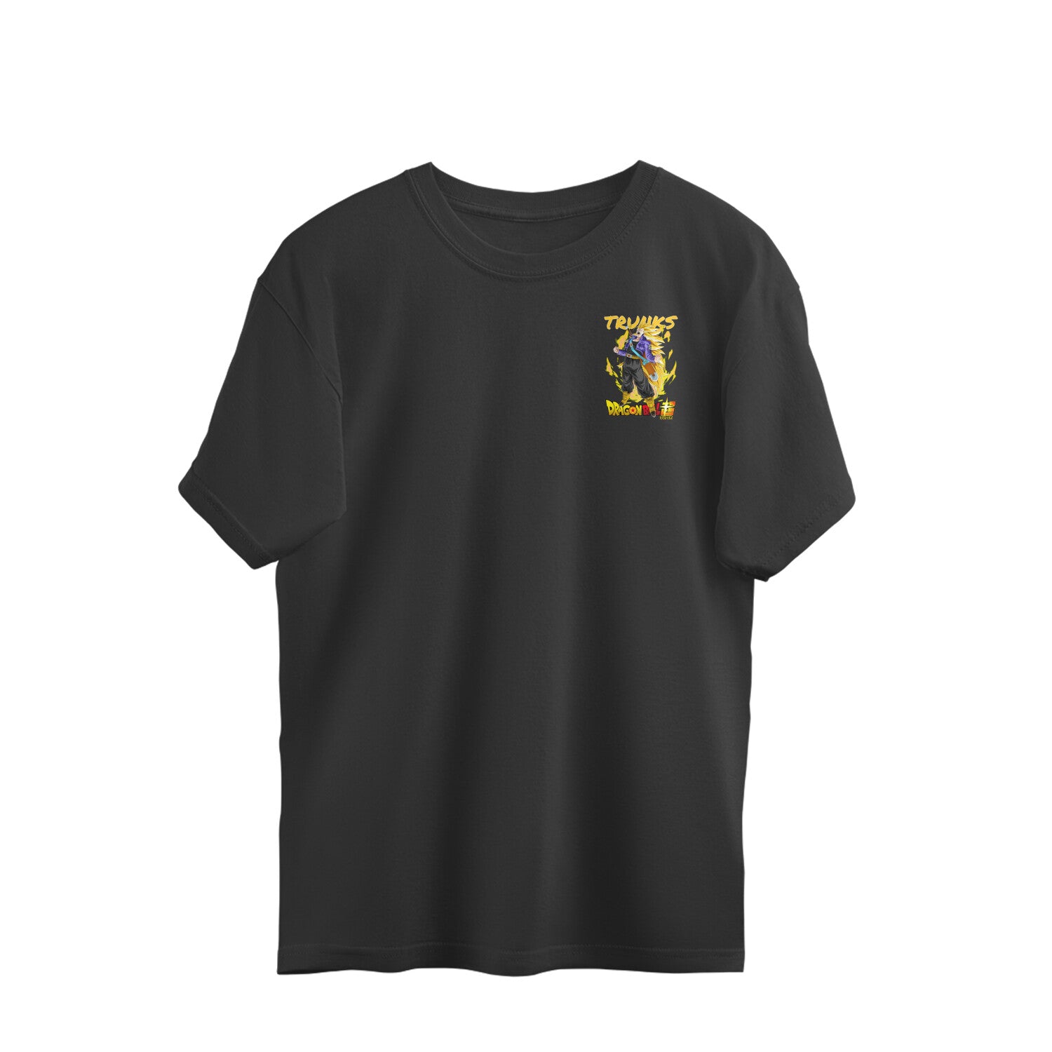 Epic Oversized Trunks Tee: Channel Your Inner Super Saiyan, Street-Style!