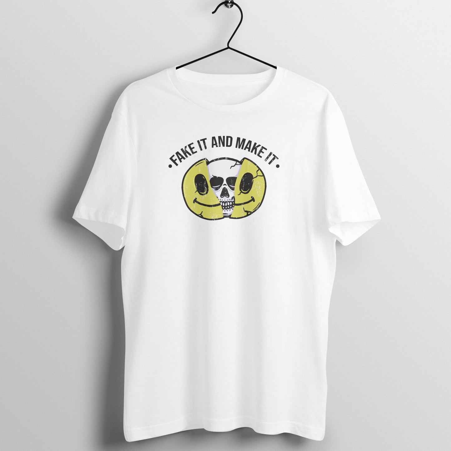"Fake It & Make It" Unisex Streetwear T-Shirt - Main Product Image