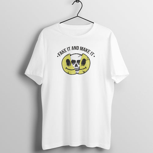 Fake It & Make It Unisex Streetwear T-Shirt — main product image