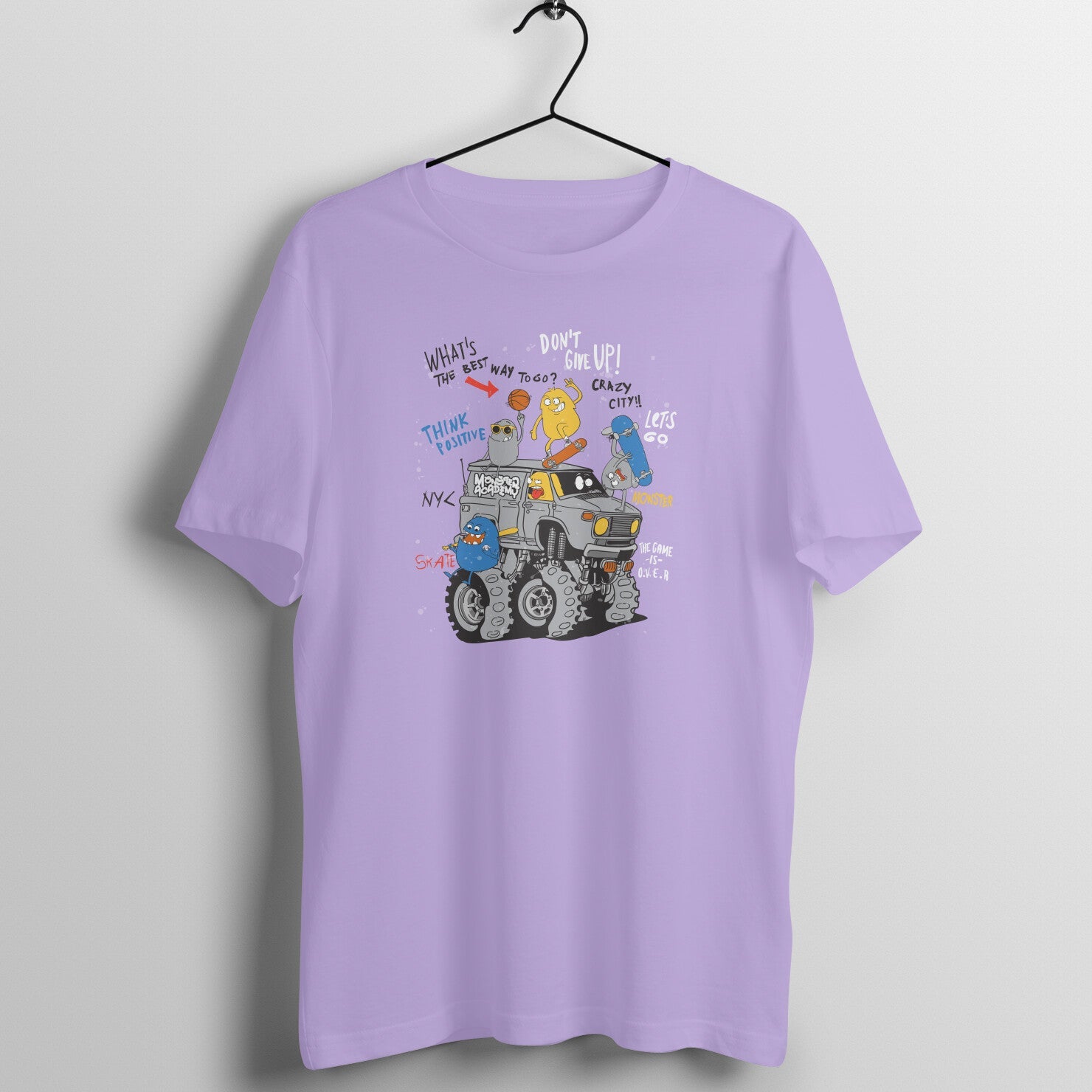 Monster Academy Streetwear T-Shirt: Unisex, Eco-Friendly Print - Main Product Image
