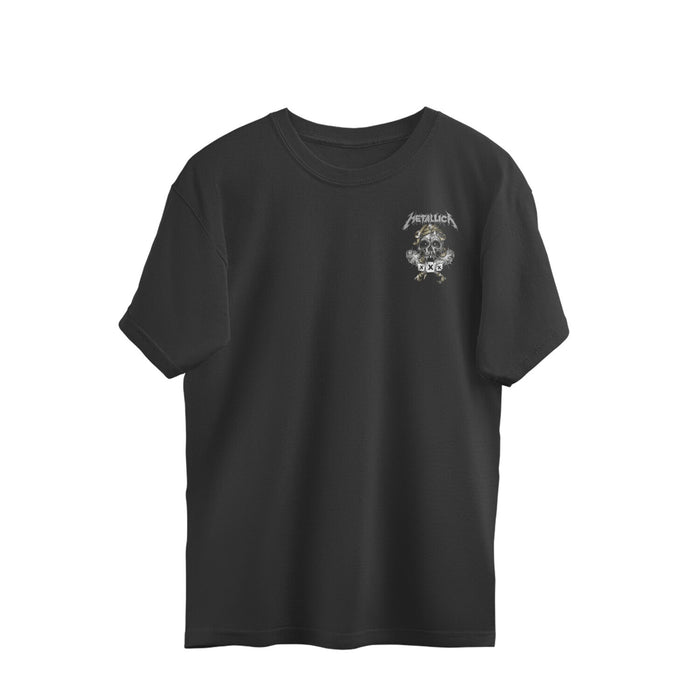 Rock the Block Metallica Oversized Streetwear Tee — main product image