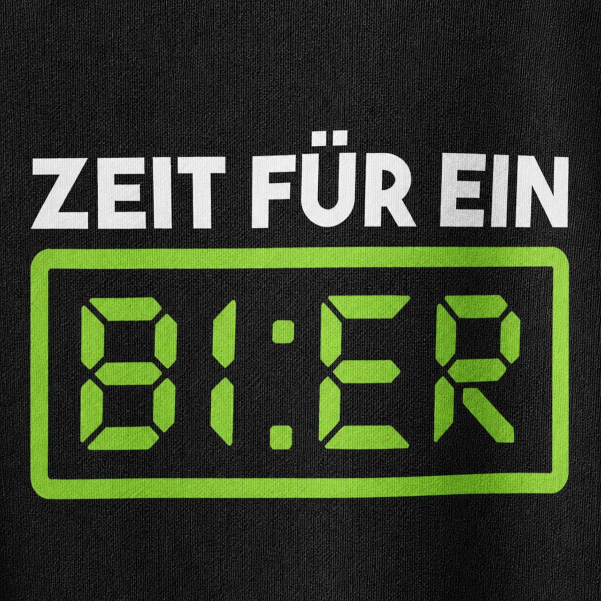 German Beer Time Unisex Premium Sweatshirt — print detail close-up