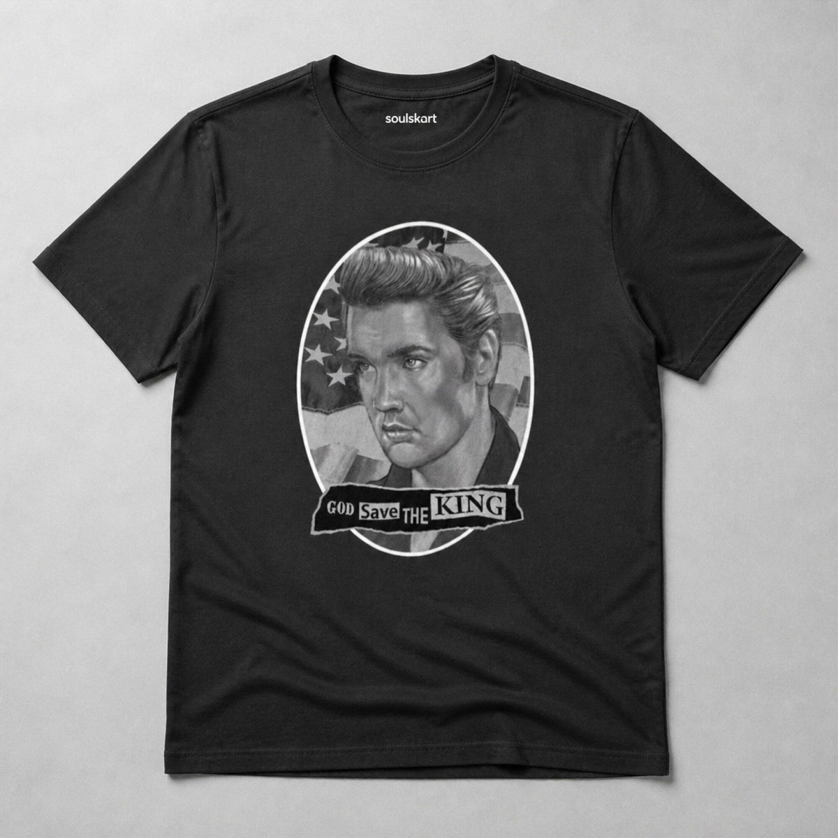 God Save the King Unisex T-Shirt — on hanger