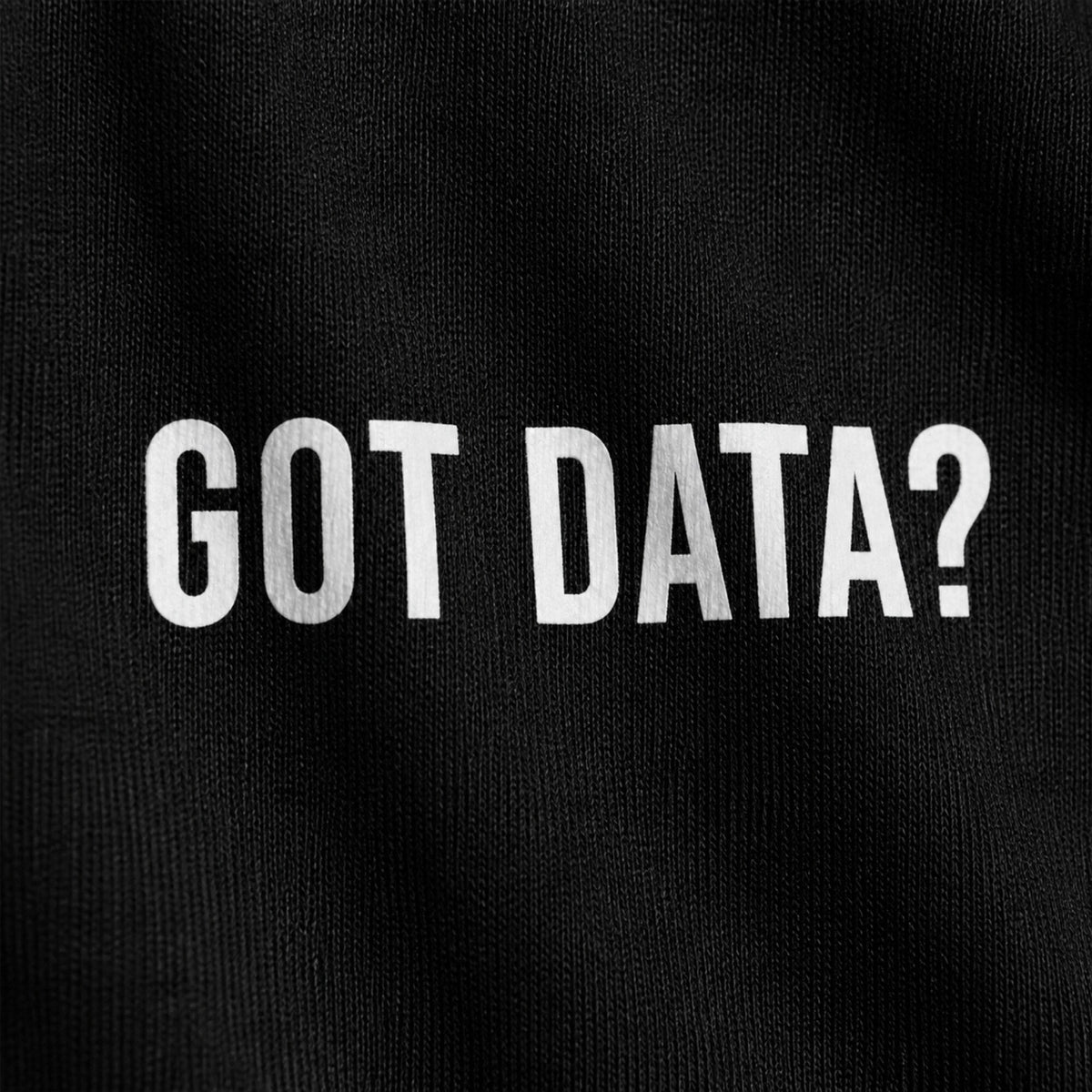 GOT DATA? Data Scientist Tee — print detail close-up