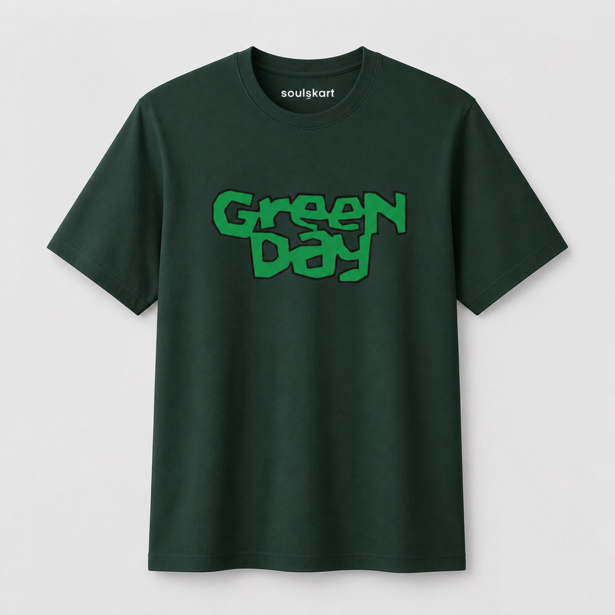 Green Day Band Tee — front view