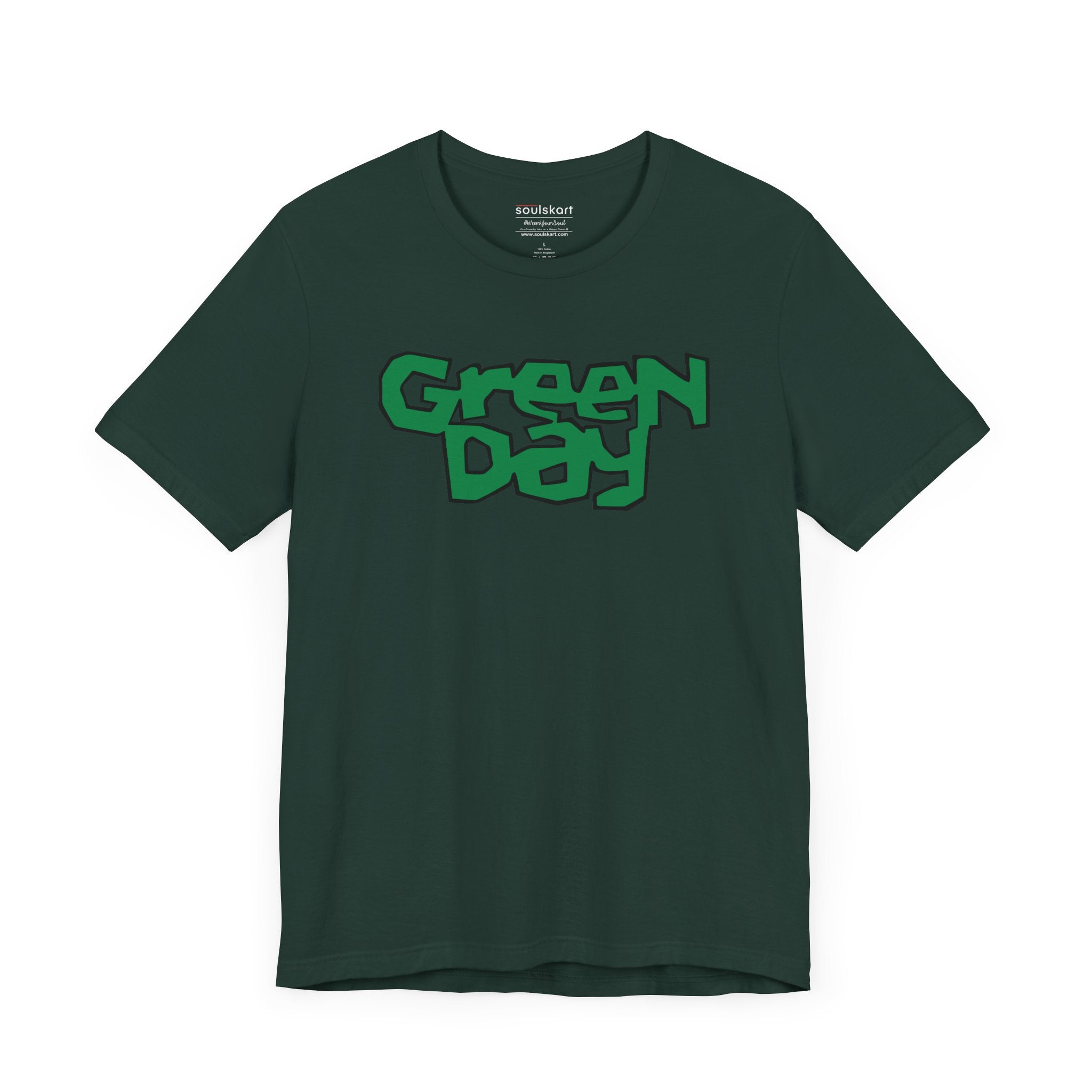 Green Day Fan Tee — side view