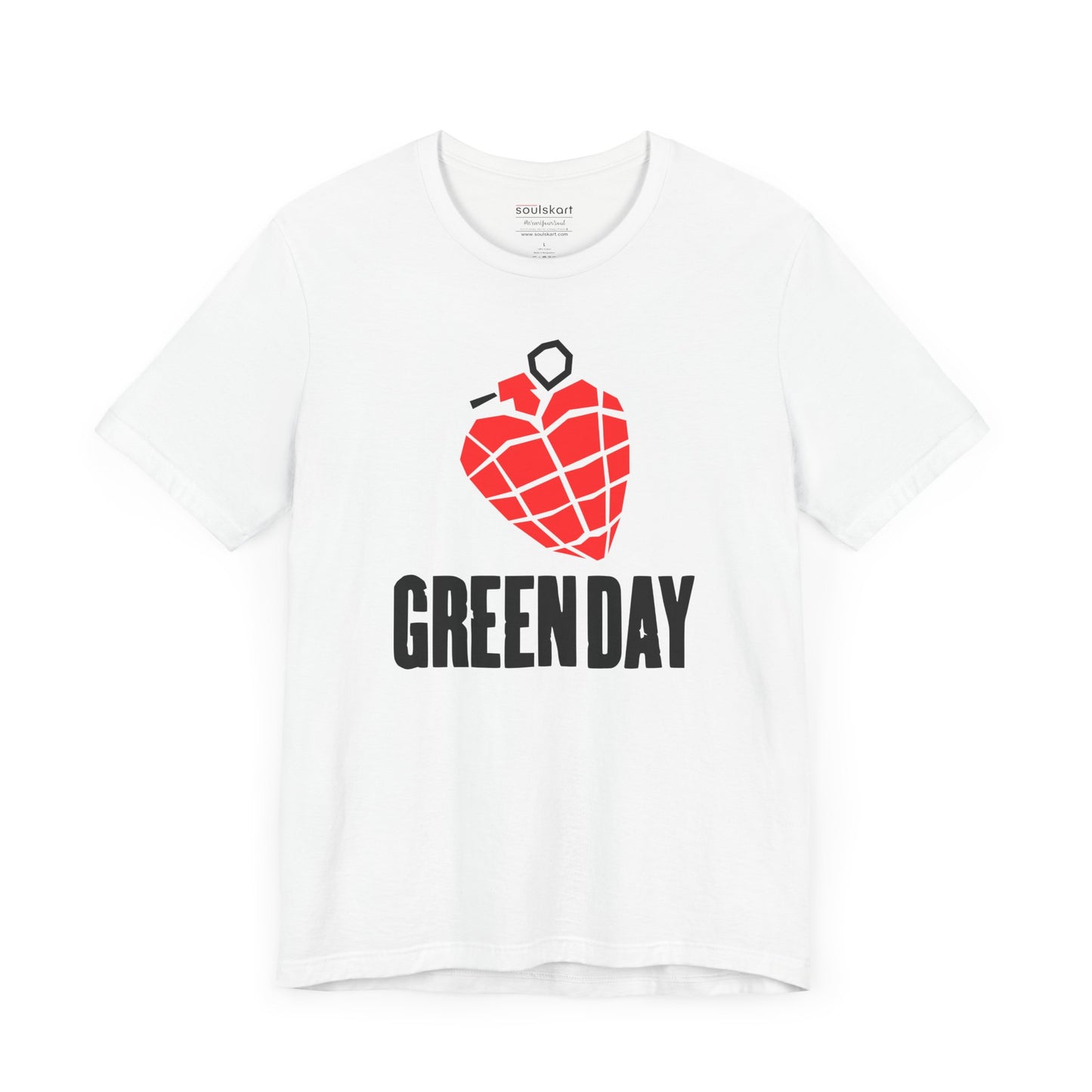 Green Day Grenade Heart Tee — Light Blue — product photo 13