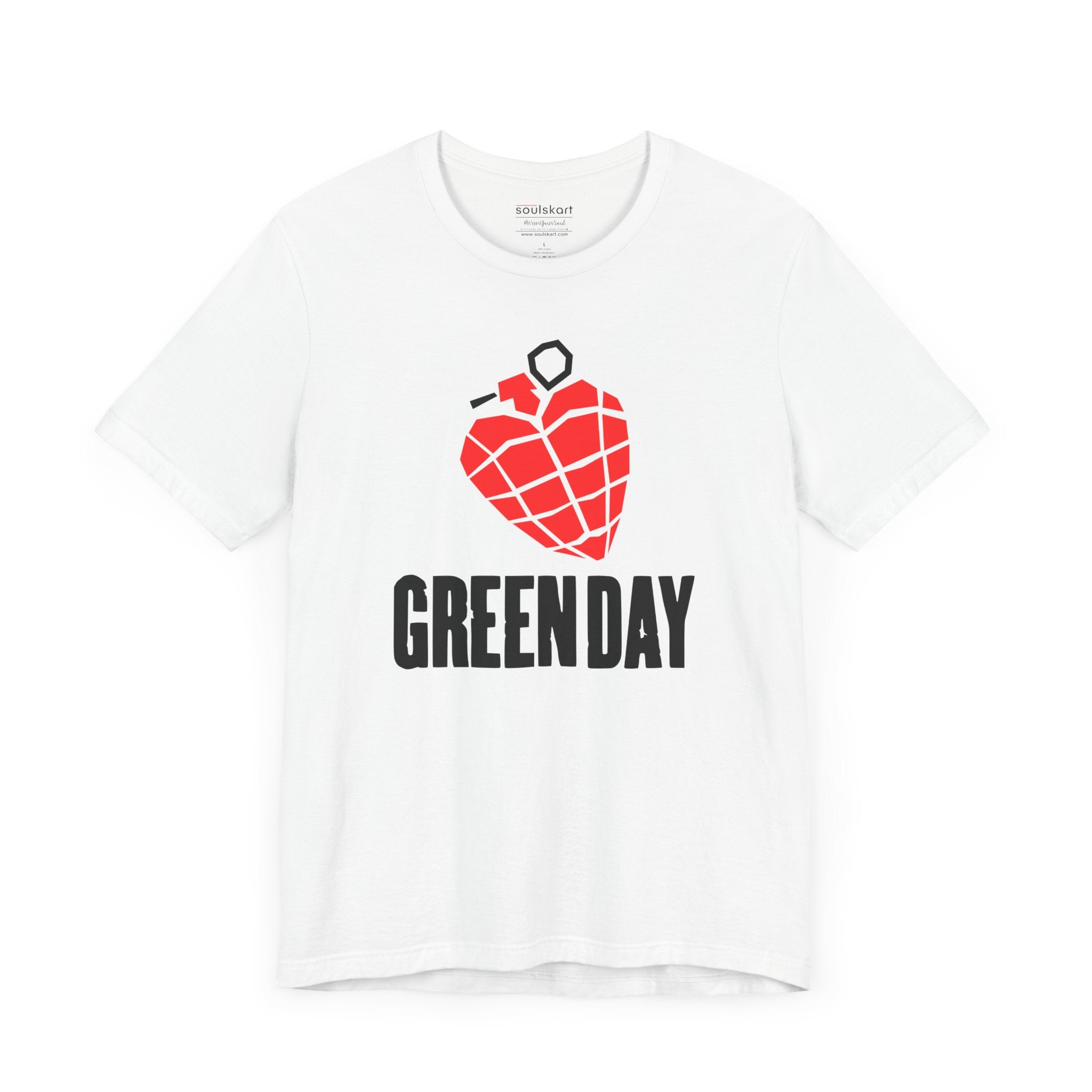 Green Day Grenade Heart Tee — Light Blue — product photo 13