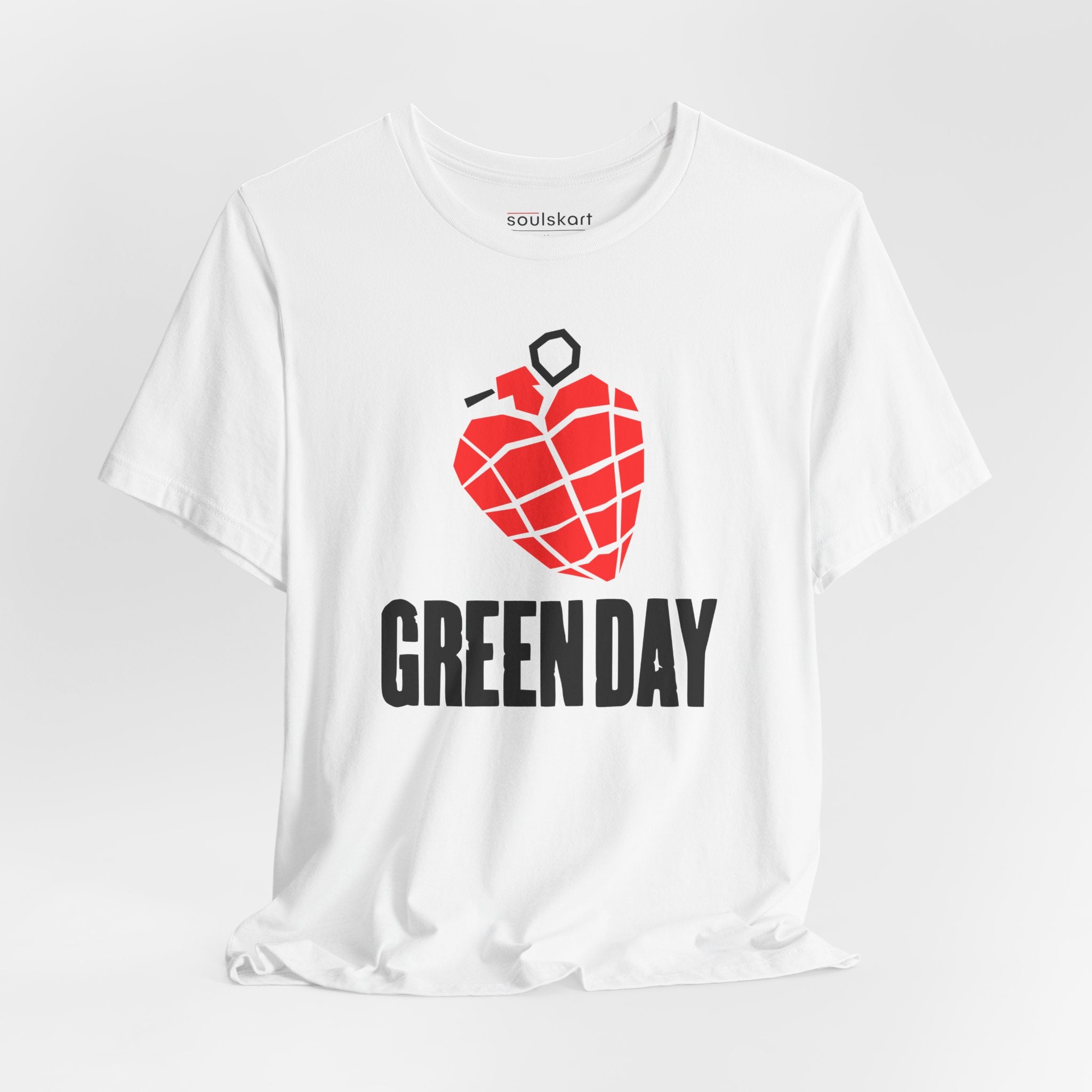 Green Day Grenade Heart Tee — Light Blue — product photo 15