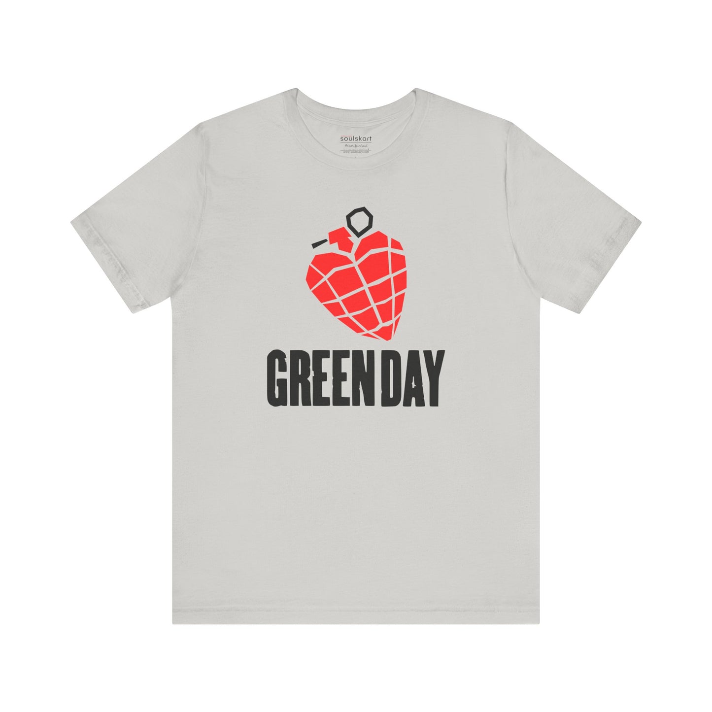 Green Day Grenade Heart Tee — Light Blue — product photo 6