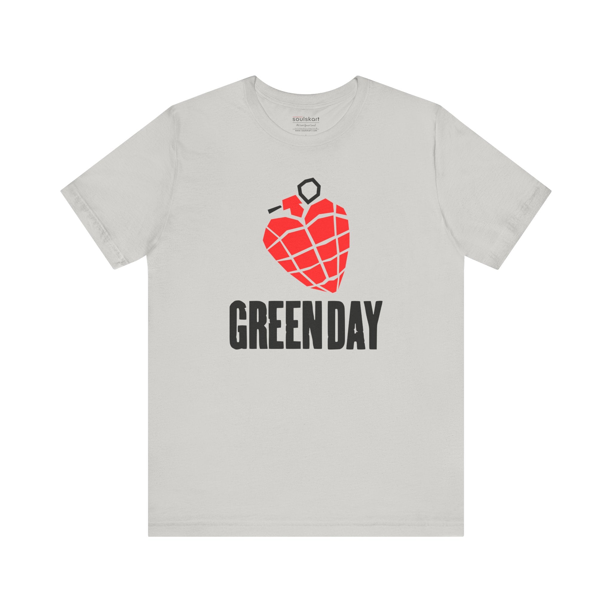 Green Day Grenade Heart Tee — Light Blue — product photo 6