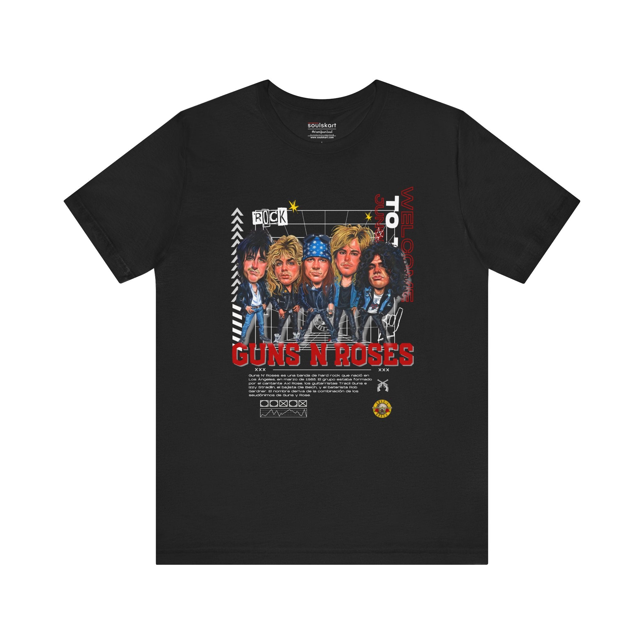 Guns N’ Roses Classic Rock Tee — front view