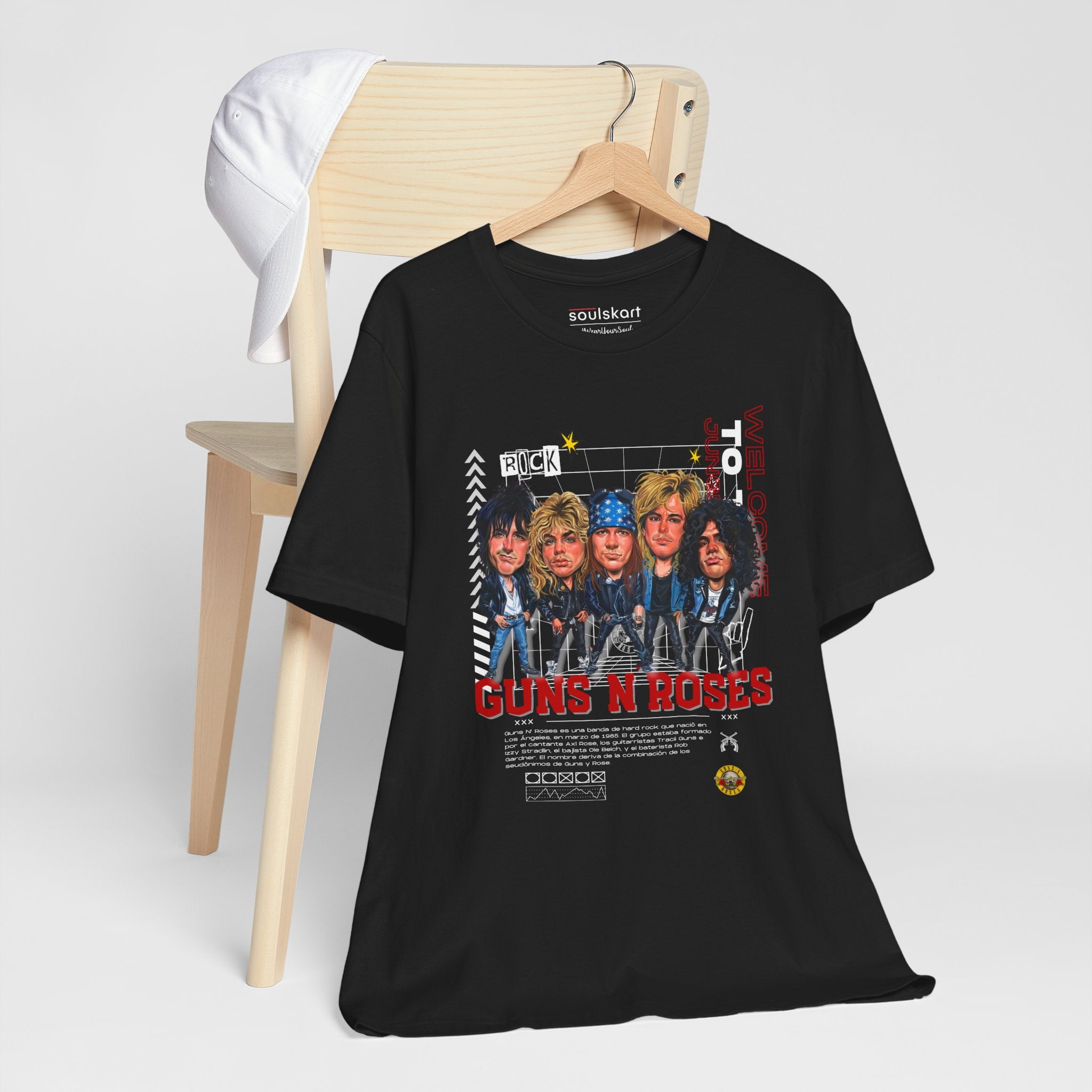 Guns N’ Roses Classic Rock Tee — detail shot
