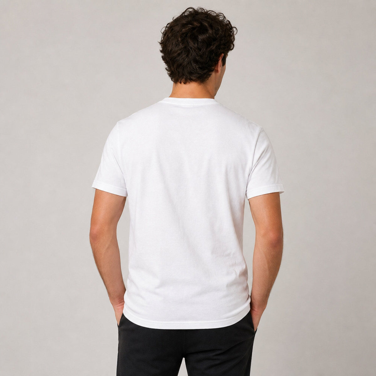 Guns N' Roses Classic Rock Tee — worn on model, back