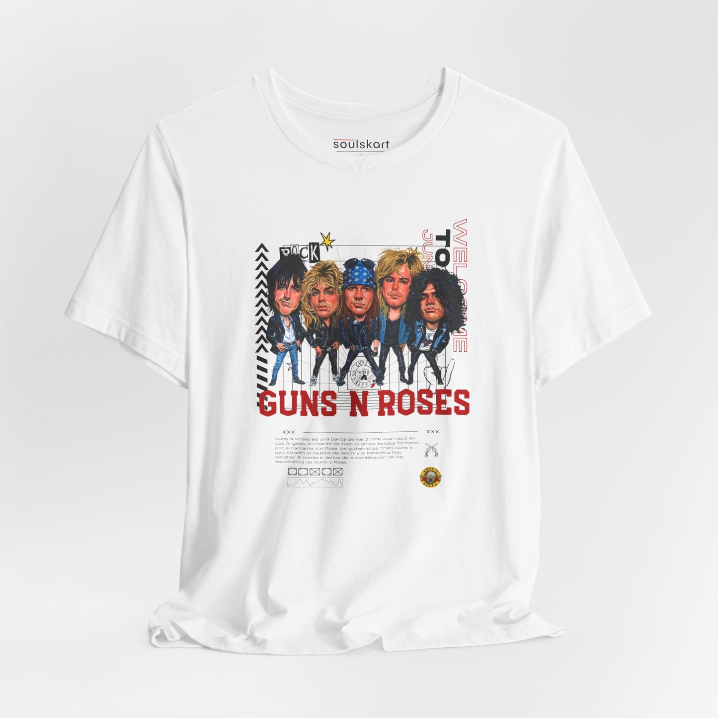 Guns N’ Roses Rock ‘N Roll Vintage T-Shirt — main product image