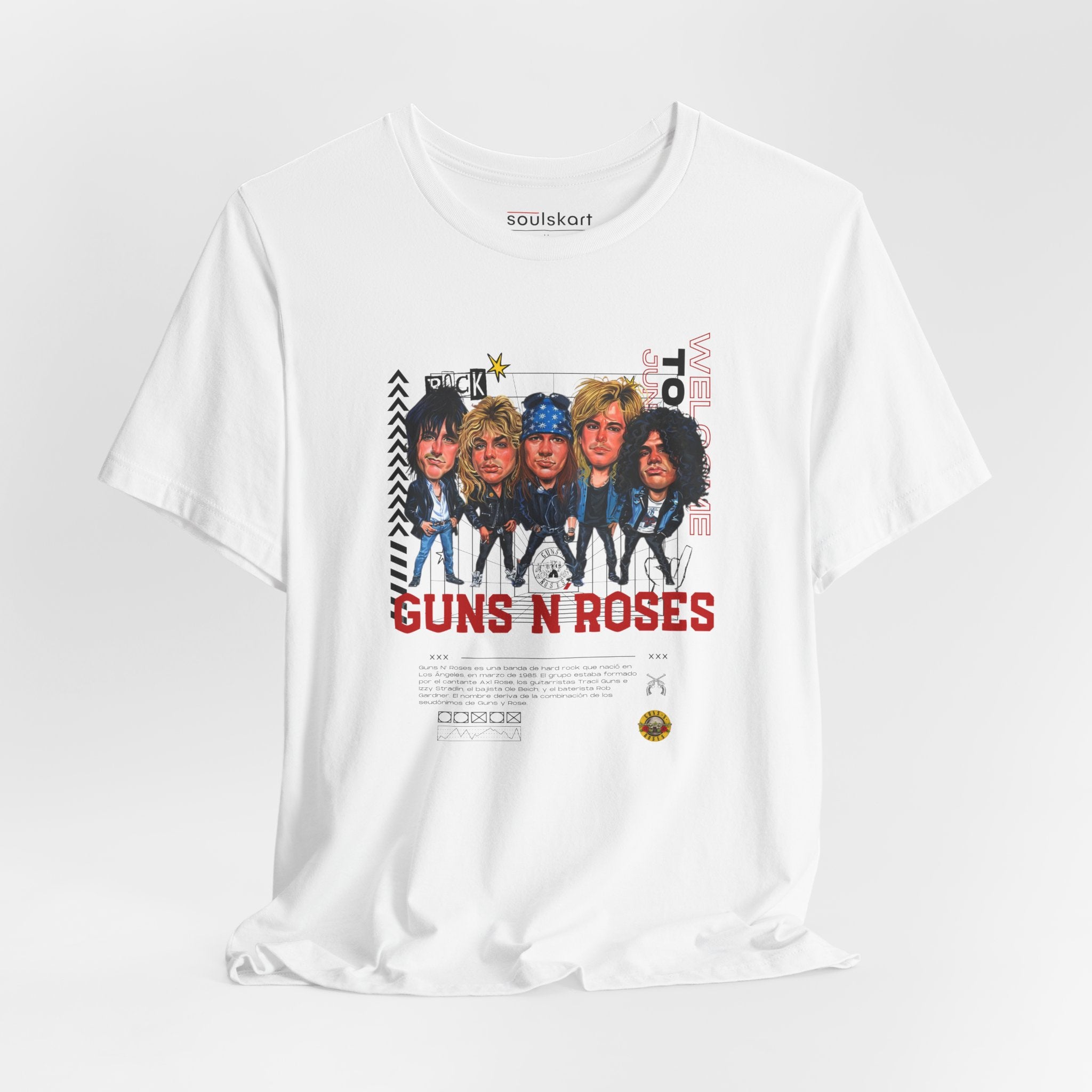 Guns N’ Roses Rock ‘N Roll Vintage T-Shirt — main product image