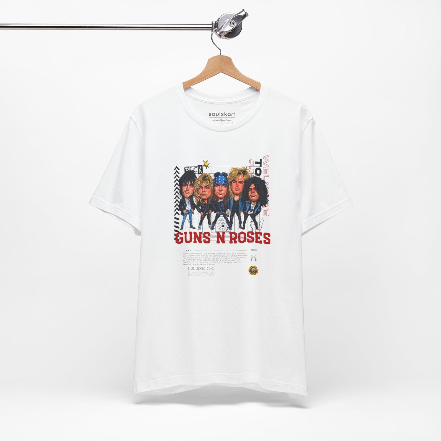 Guns N’ Roses Rock ‘N Roll Vintage T-Shirt — side view