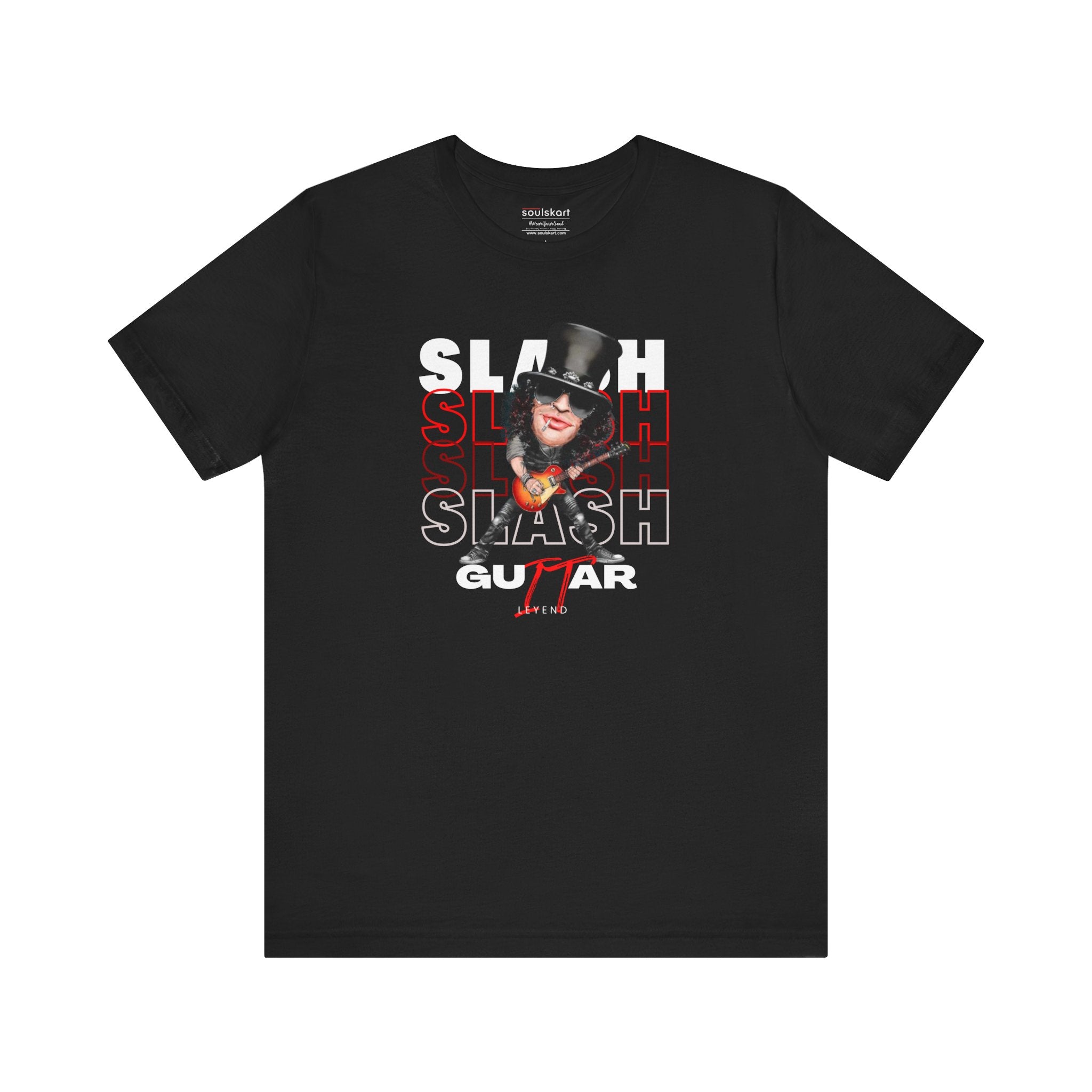 Guns N' Roses Slash Print T-Shirt — front view