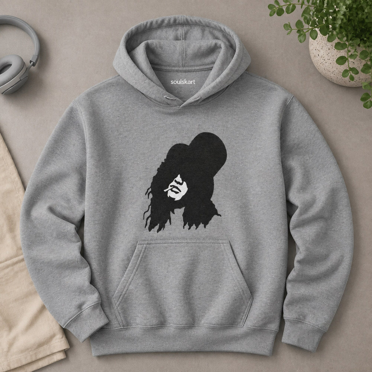 Guns N' Roses Slash Unisex Hoodie — on hanger