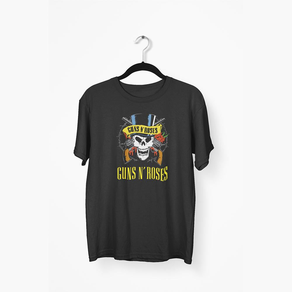 Guns N' Roses Top Hat Skull Tee — main product image