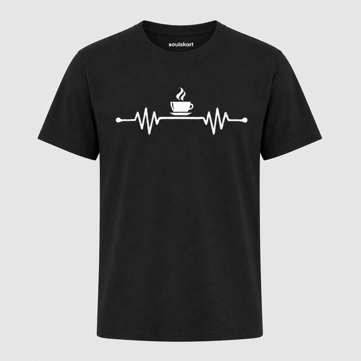 Heartline Coffee Vibes T-Shirt — front view