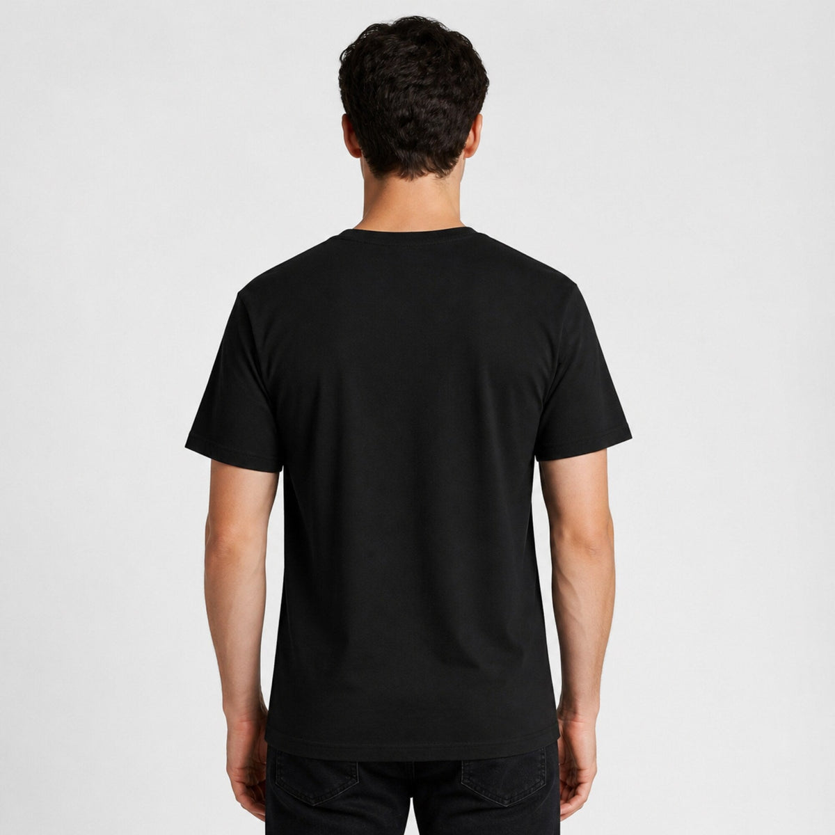 Heartline Coffee Vibes T-Shirt — worn on model, back
