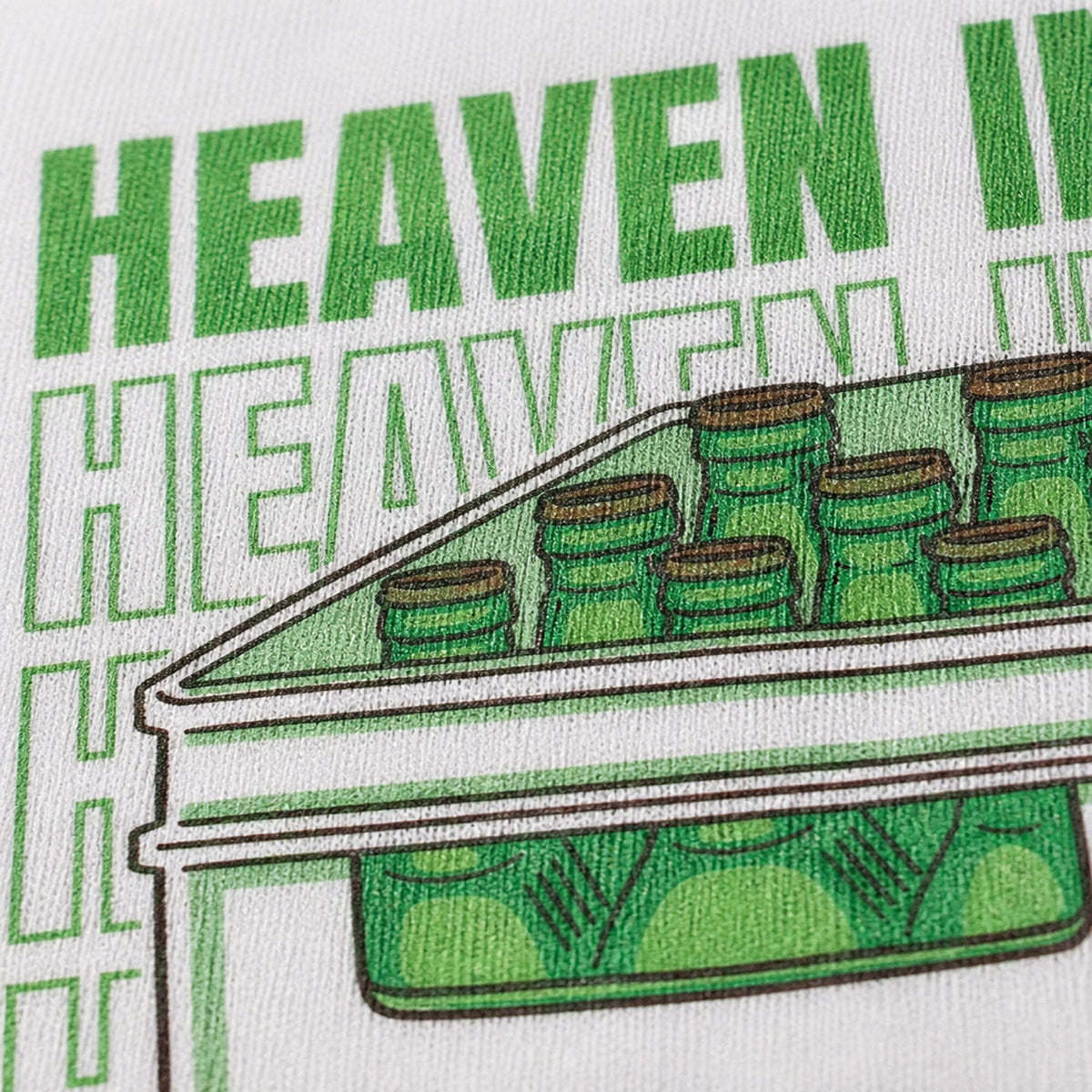 Heaven in a Box — print detail close-up
