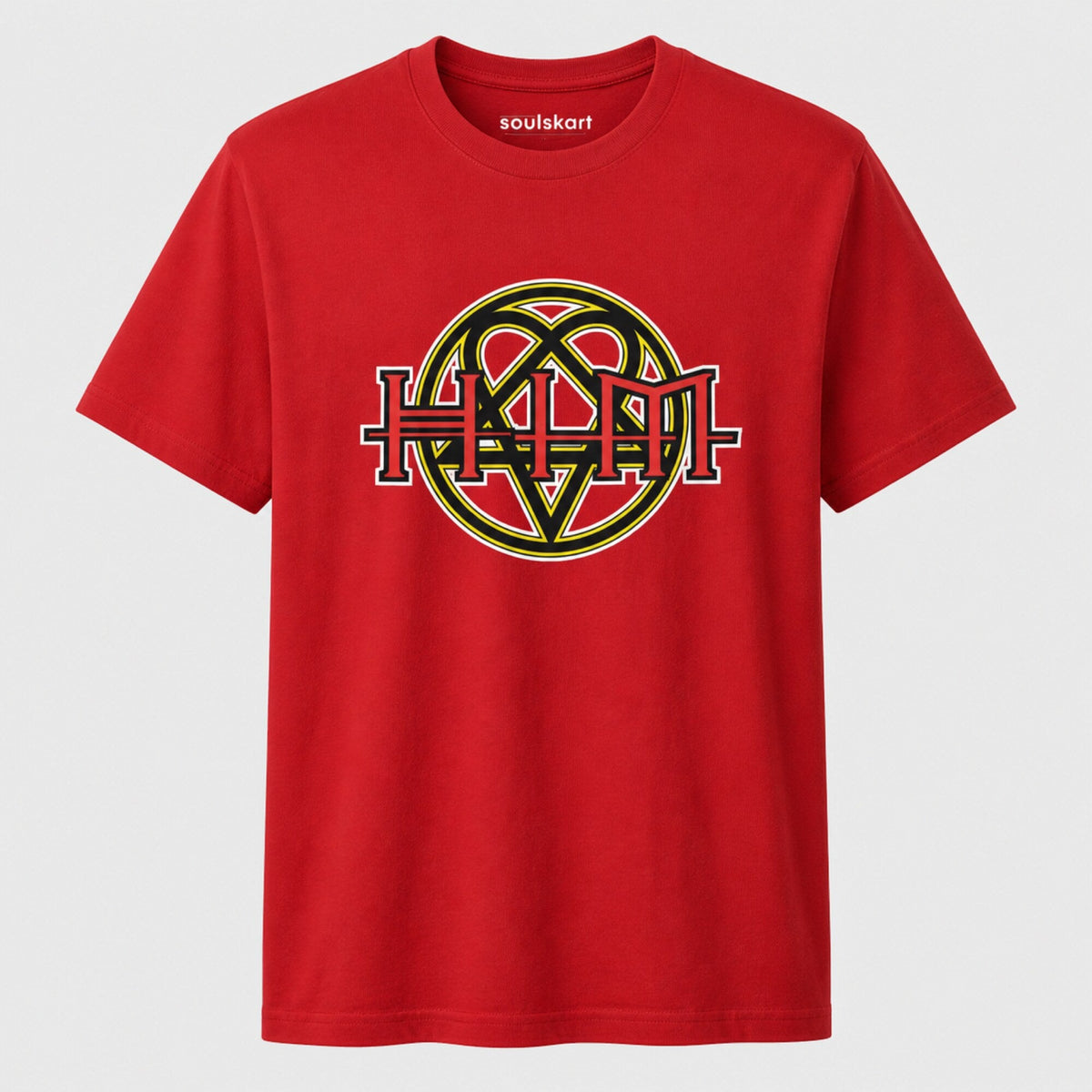 HIM Band-Inspired Unisex T-Shirt — front view