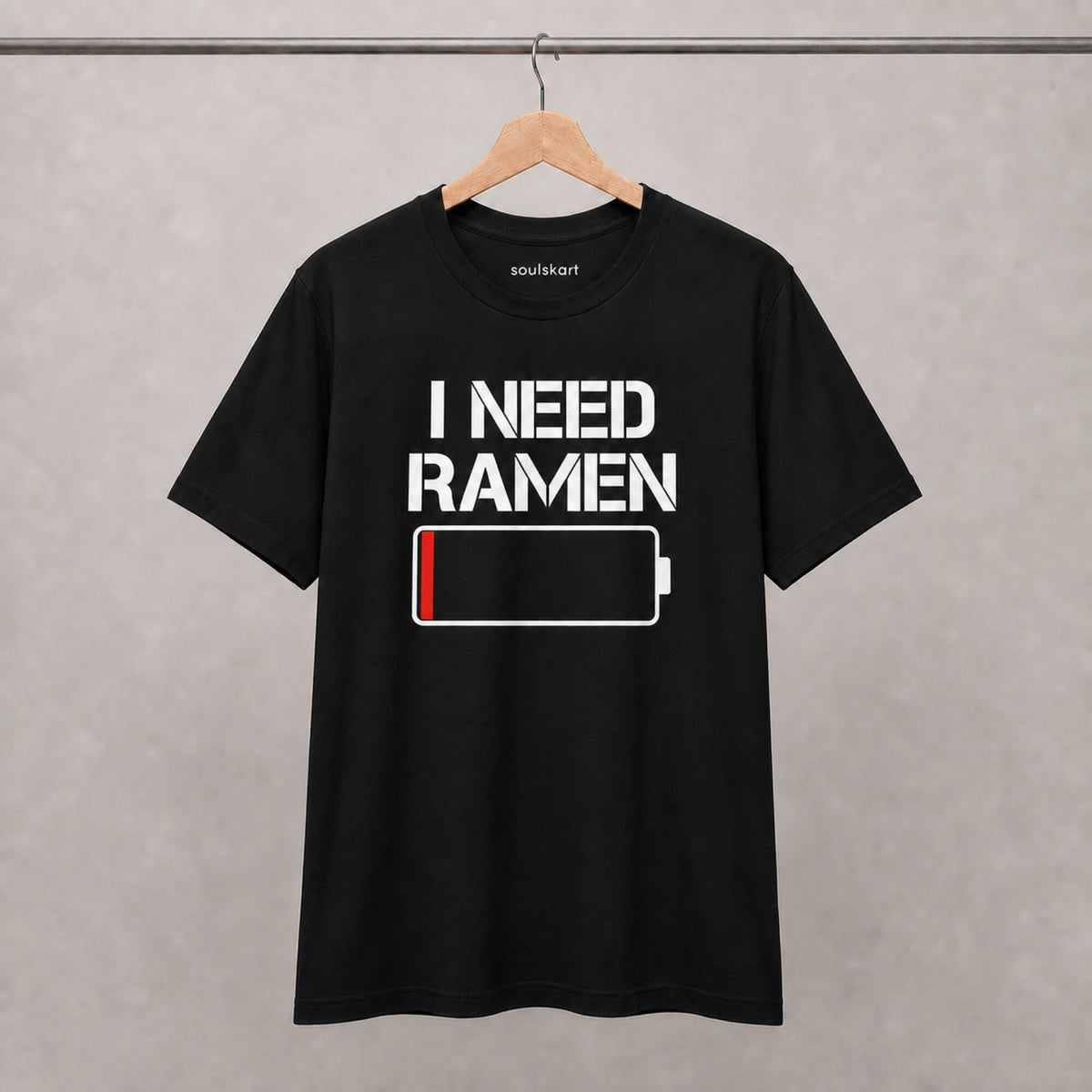 I Need Ramen Unisex T-Shirt — on hanger