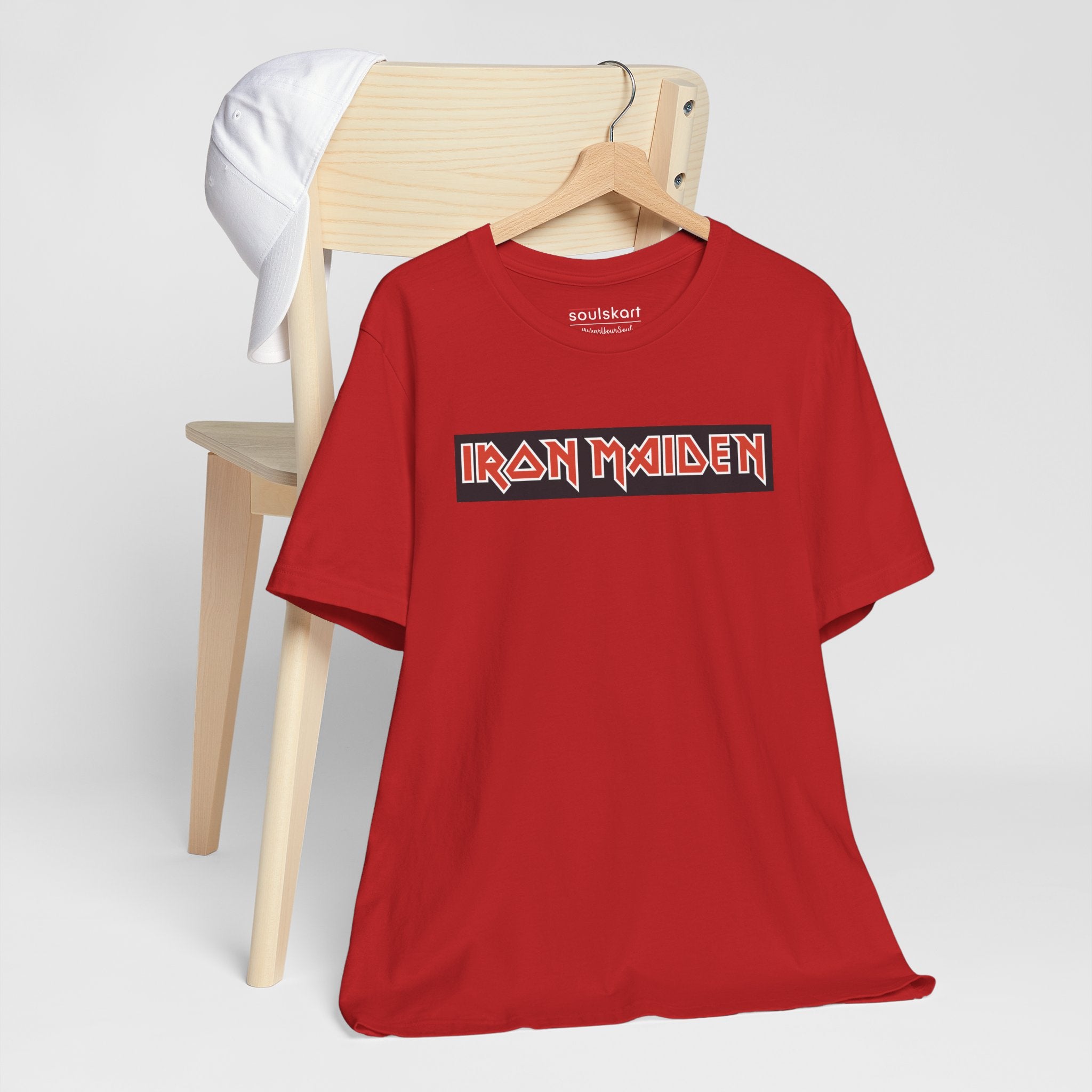 Iron Maiden Fan Tee — worn on model