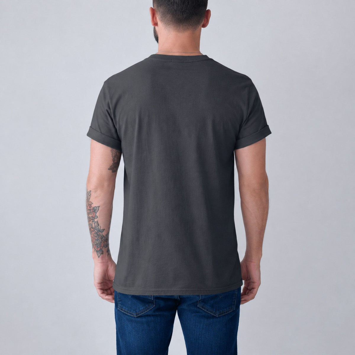 Iron Maiden Unisex T-Shirt — worn on model, back