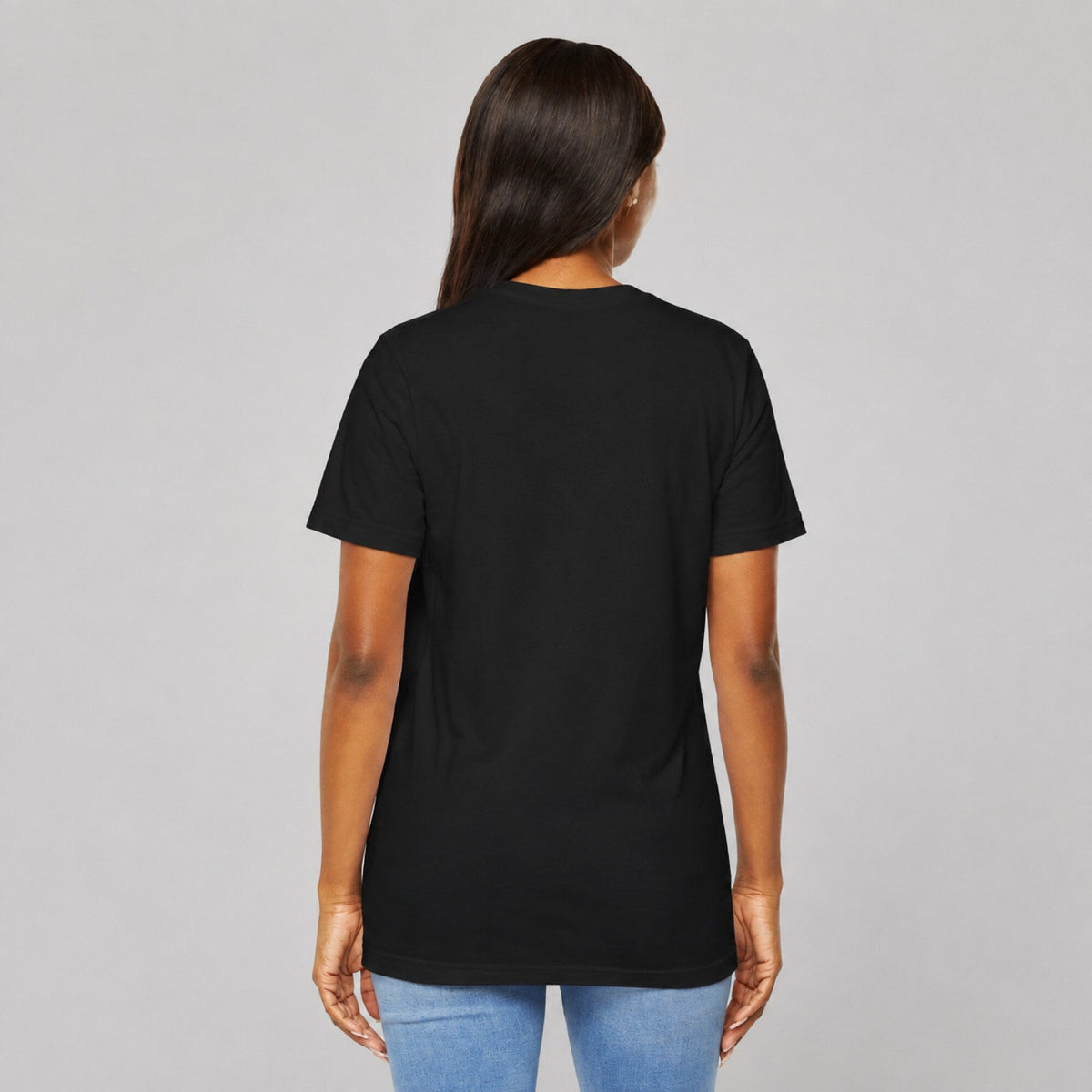 Janis Joplin Silhouette Tee — worn on model, back