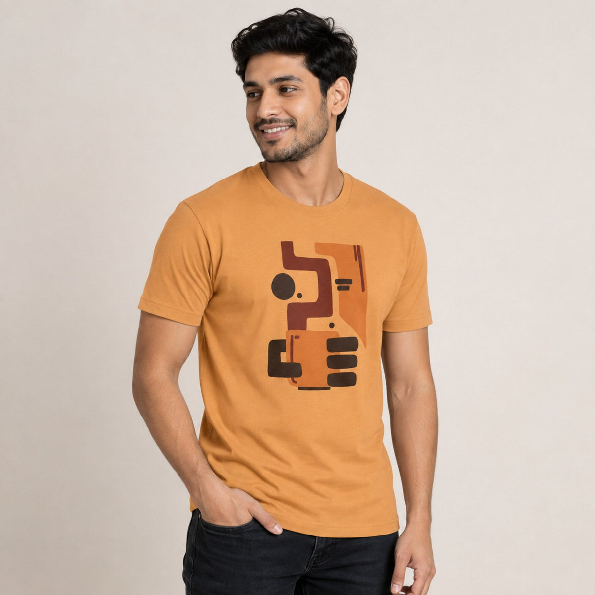 Java Jive — worn on model, front