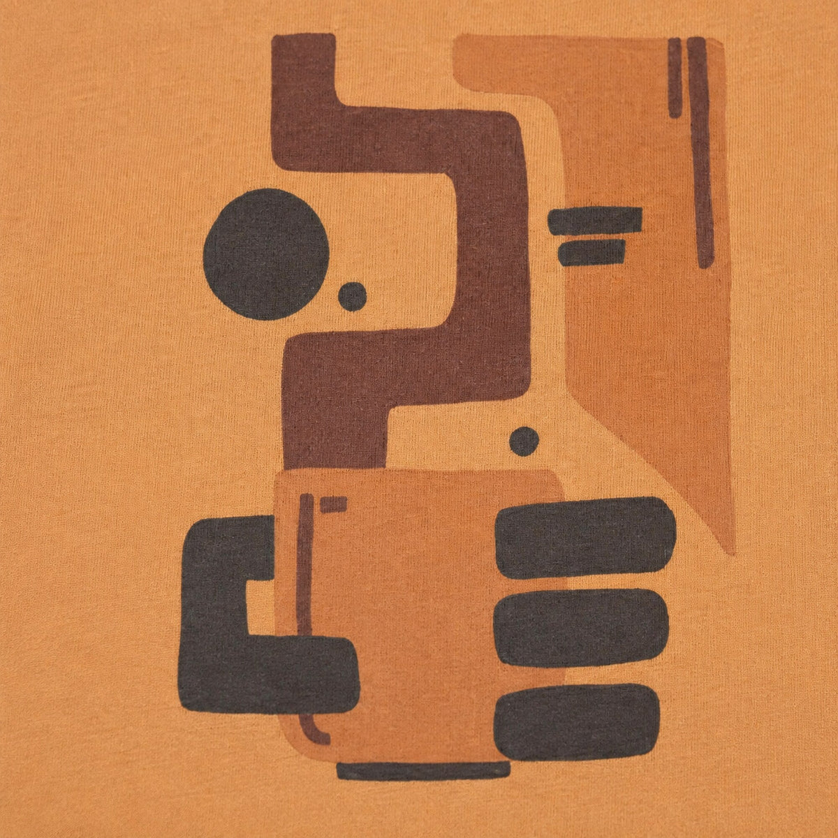 Java Jive — print detail close-up