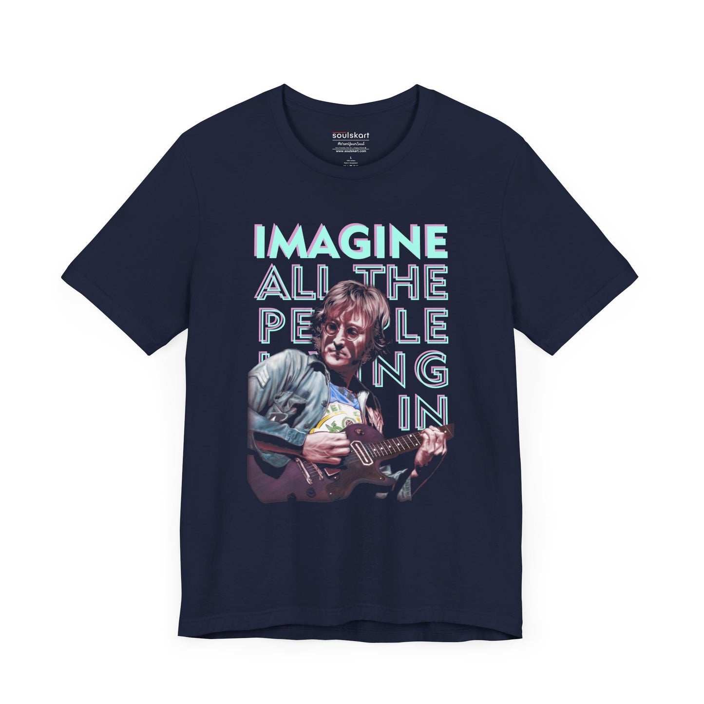 John Lennon "Imagine All The People" Tee — side view