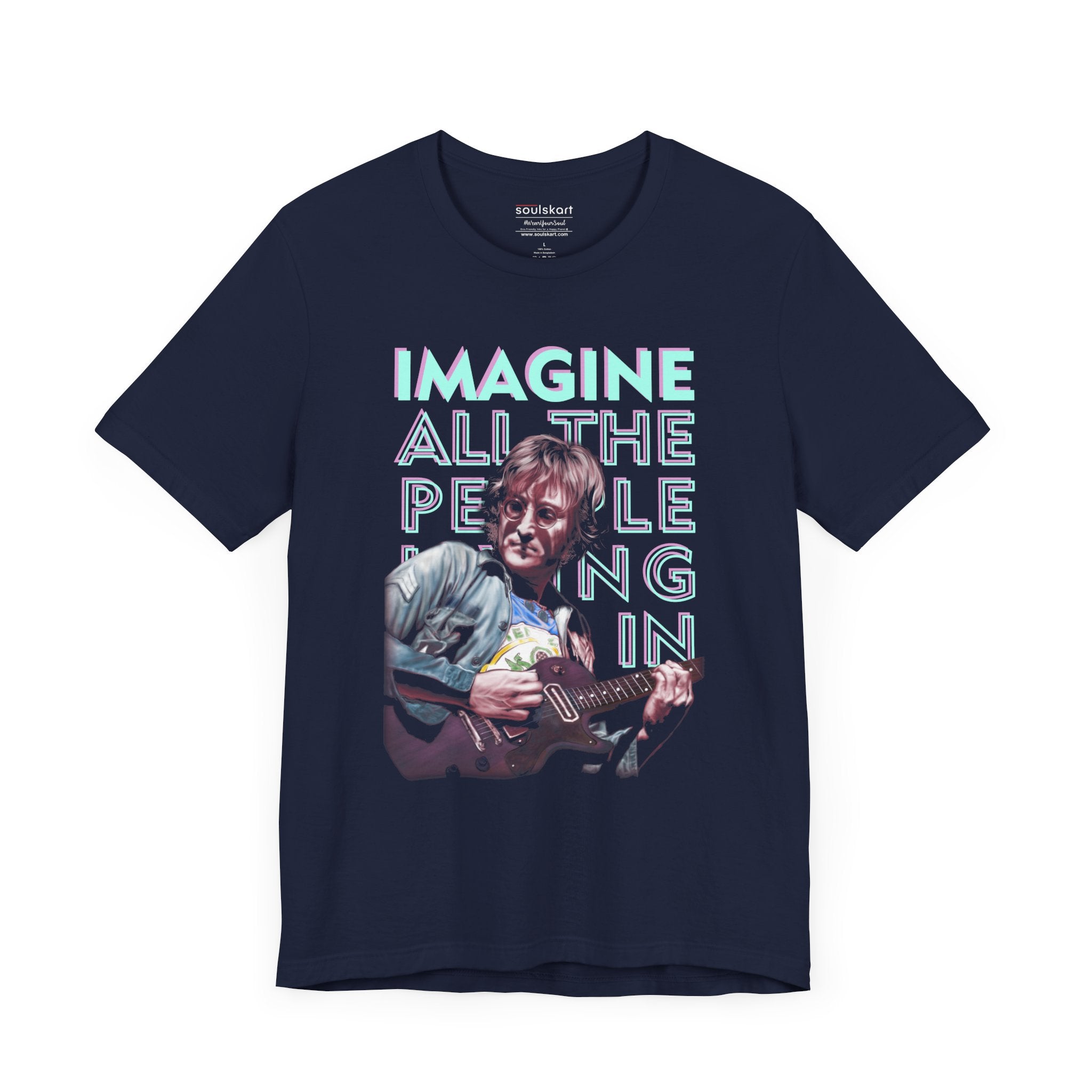 John Lennon "Imagine All The People" Tee — side view