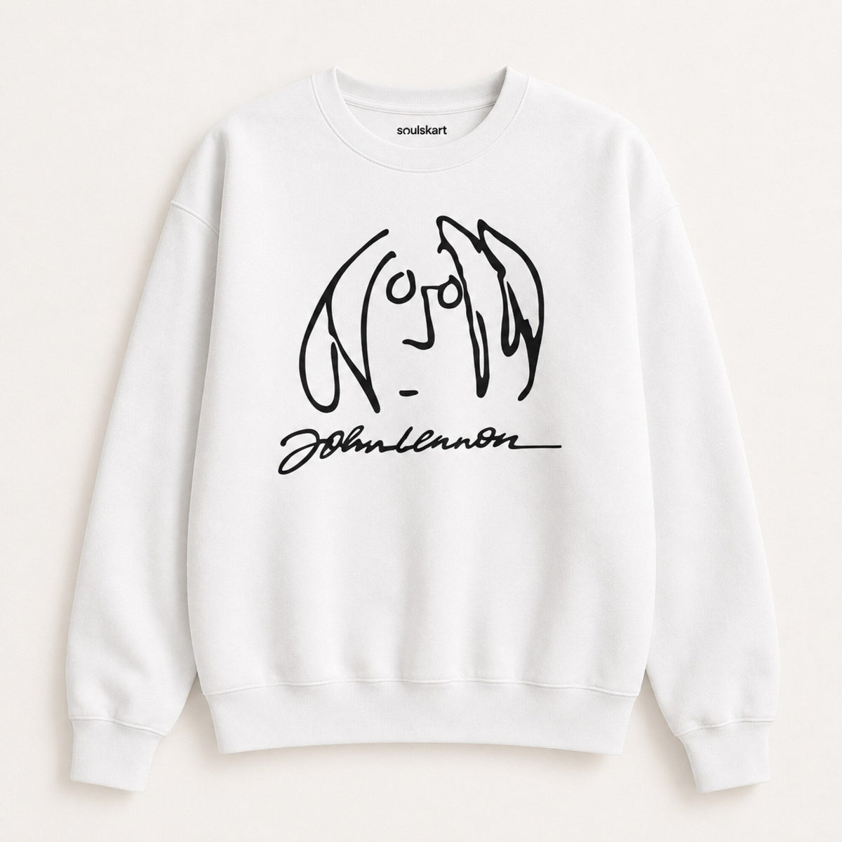 John Lennon- The Beatles Unisex Premium Sweatshirt — front view