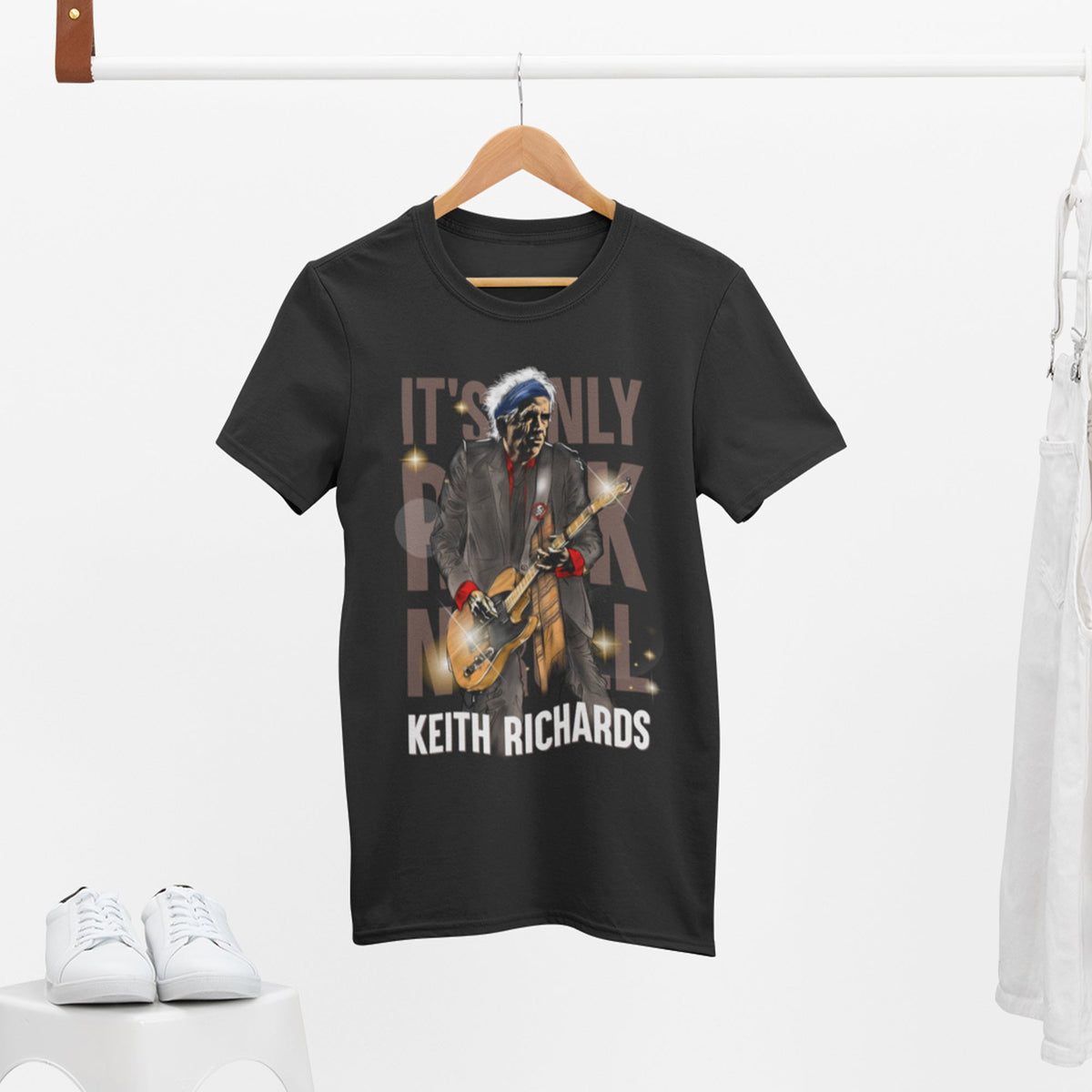 Keith Richards It's Only Rock N Roll Tee — main product image