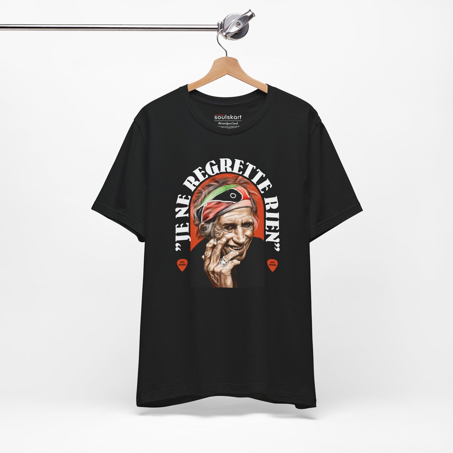 Keith Richards 'Je Ne Regrette Rien' Music Legend Tee — side view