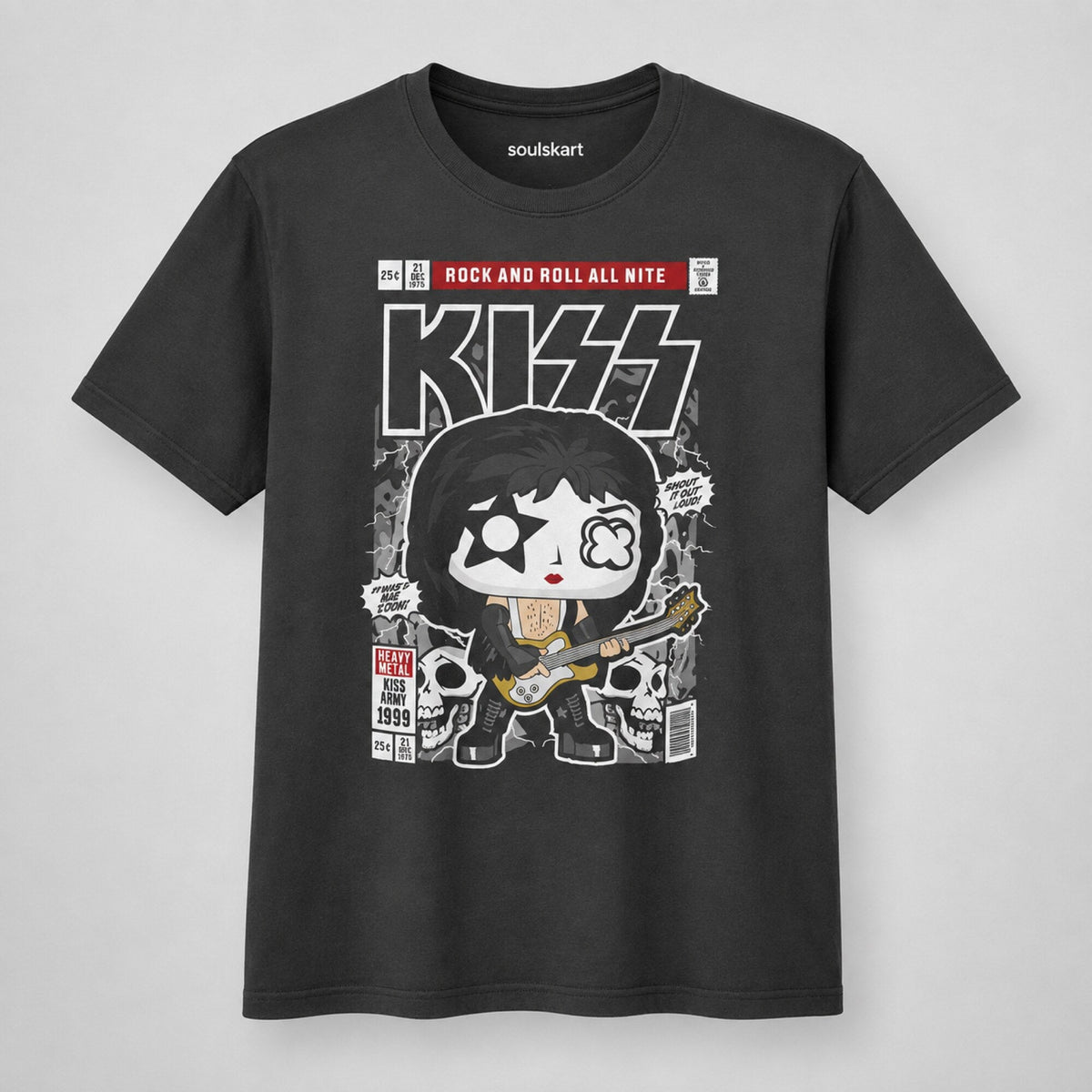 Kiss Army Pop Art Unisex T-Shirt — front view