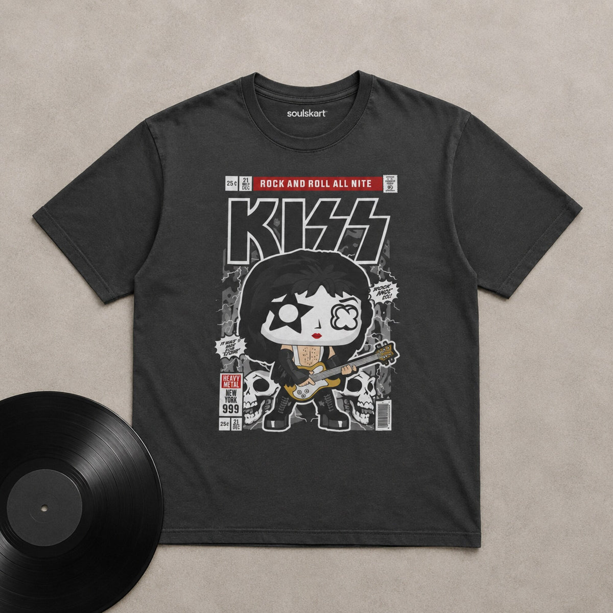 Kiss Army Pop Art Unisex T-Shirt — on hanger