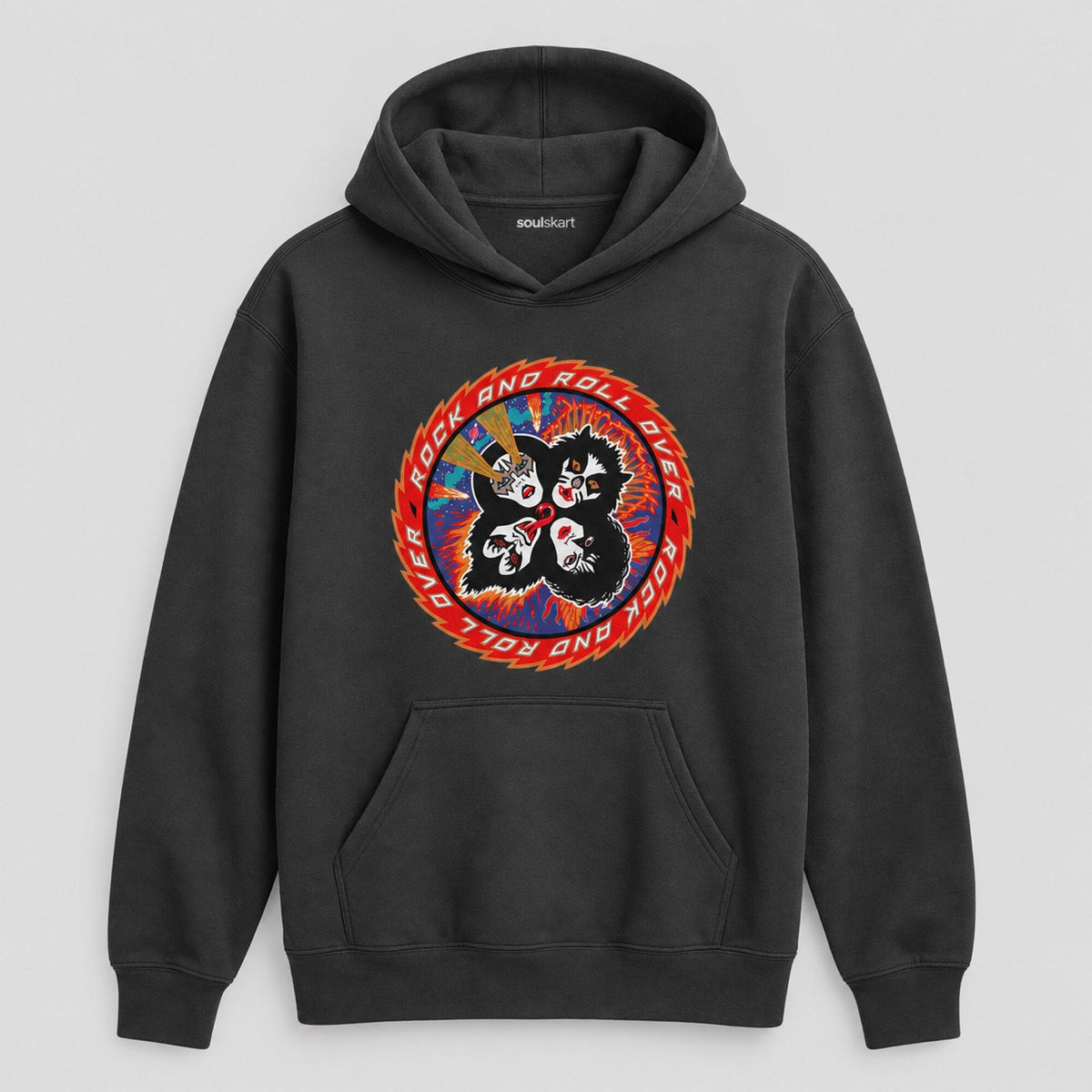 Kiss Army Rock n Roll Unisex Hoodie — front view