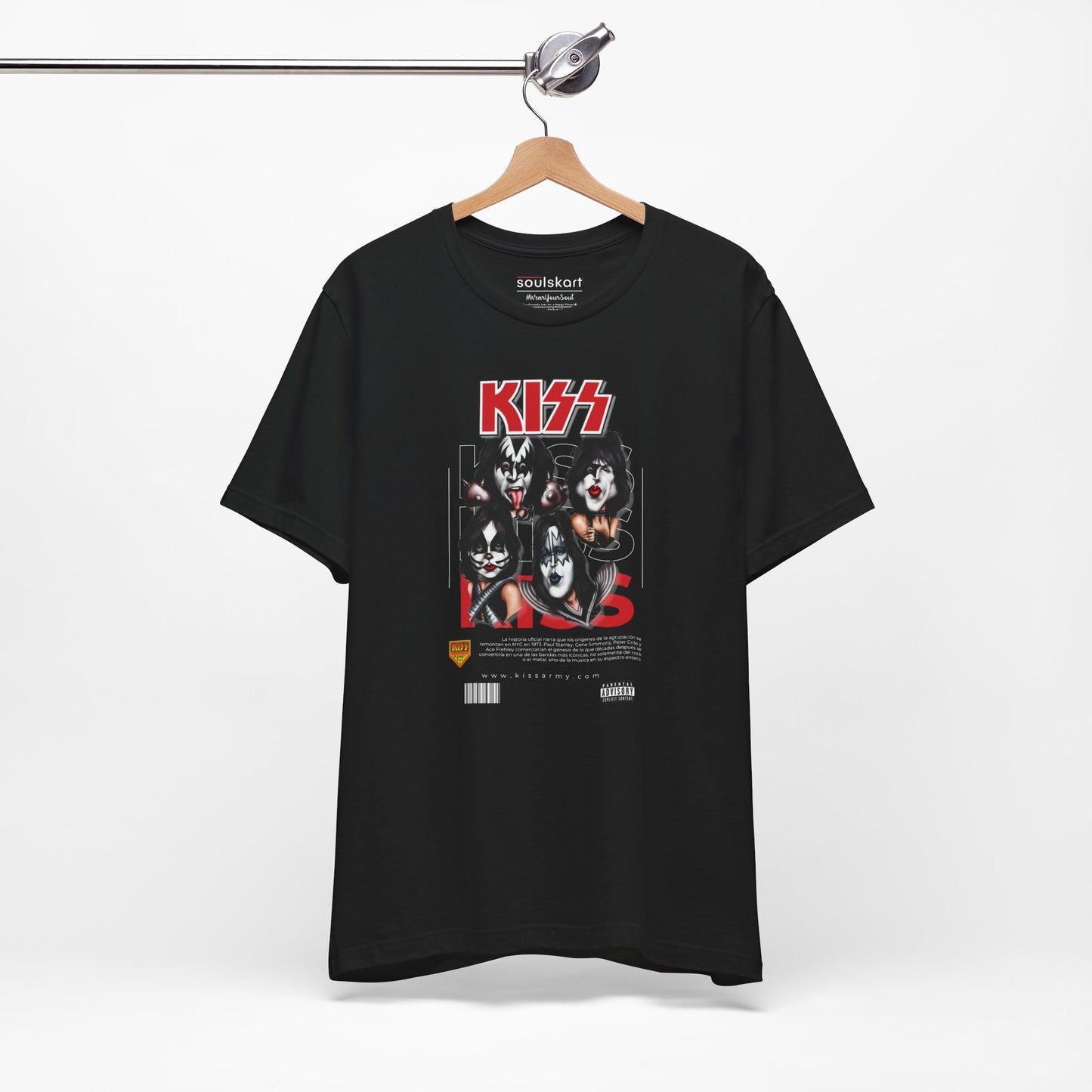 KISS Army Vintage Rock Tee — side view