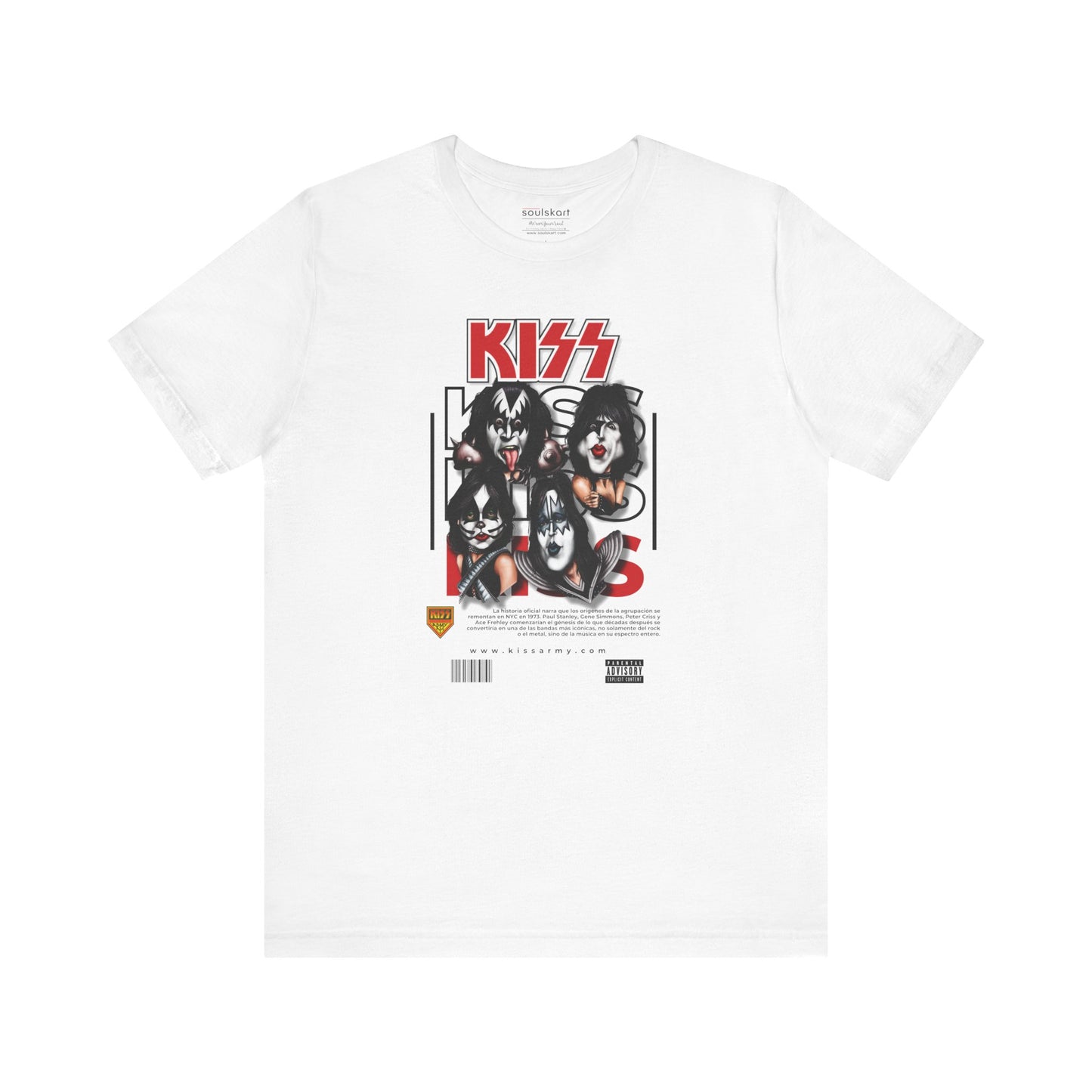 KISS Hard Rock Graphic Tee — front view
