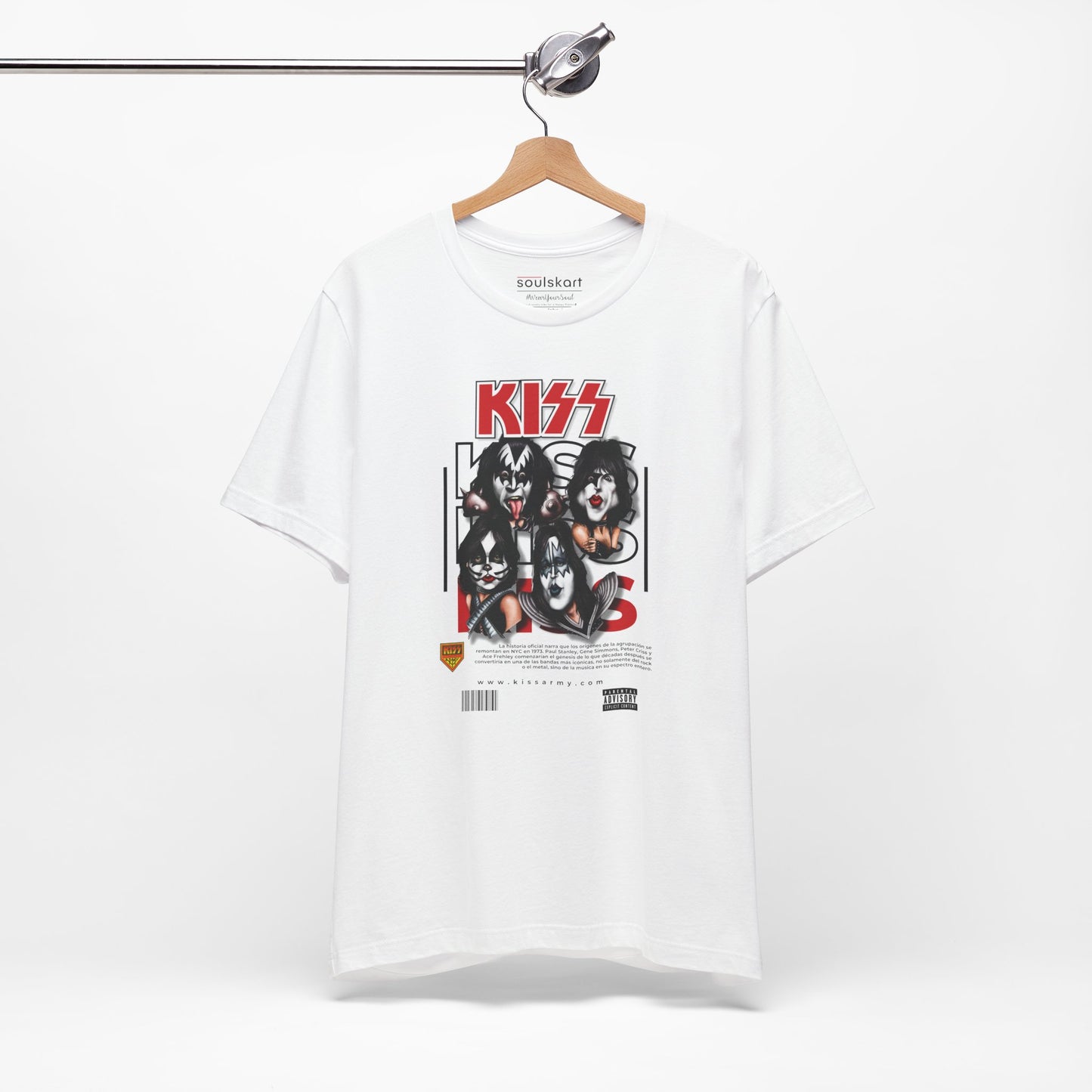 KISS Hard Rock Graphic Tee — side view
