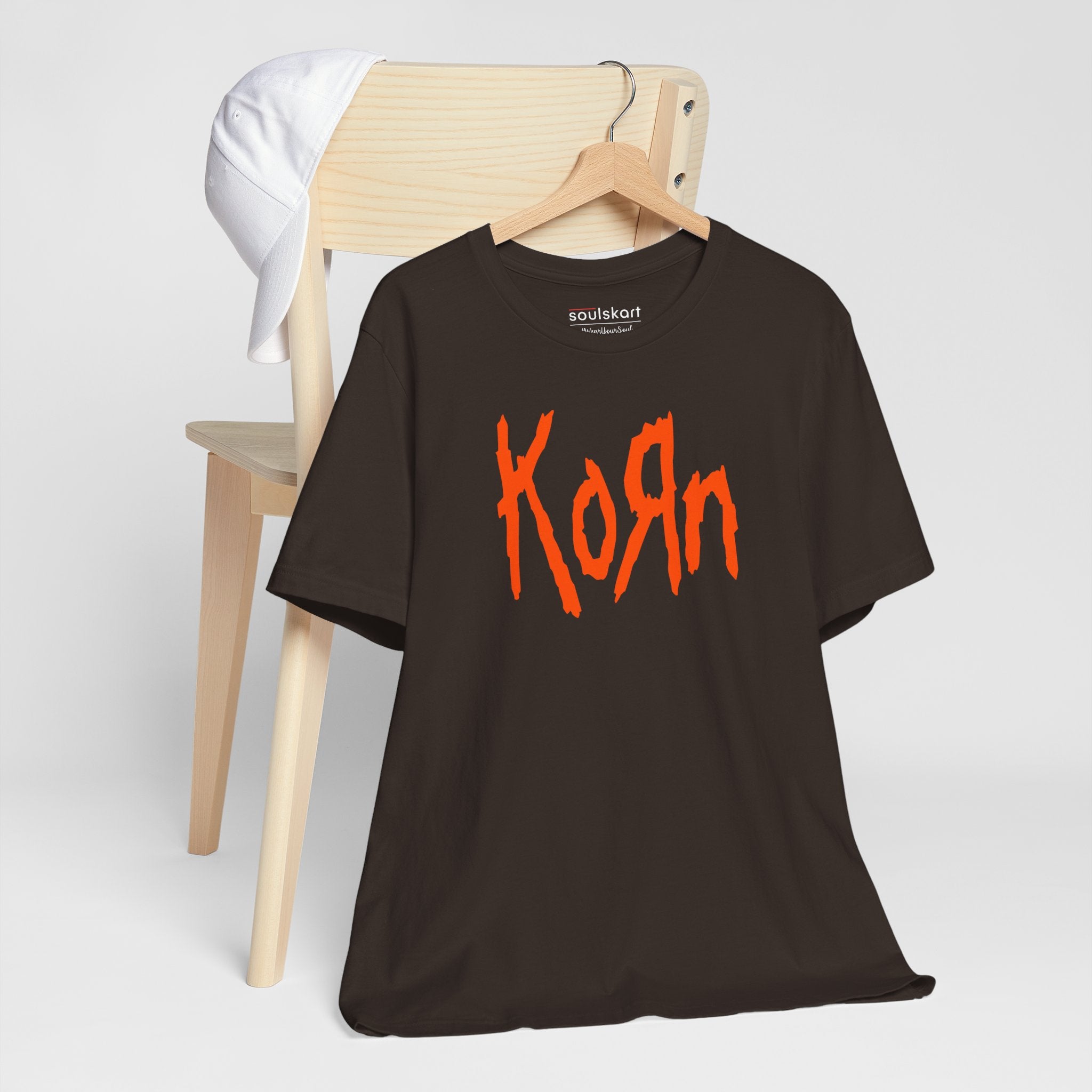 Korn Band Tee — worn on model