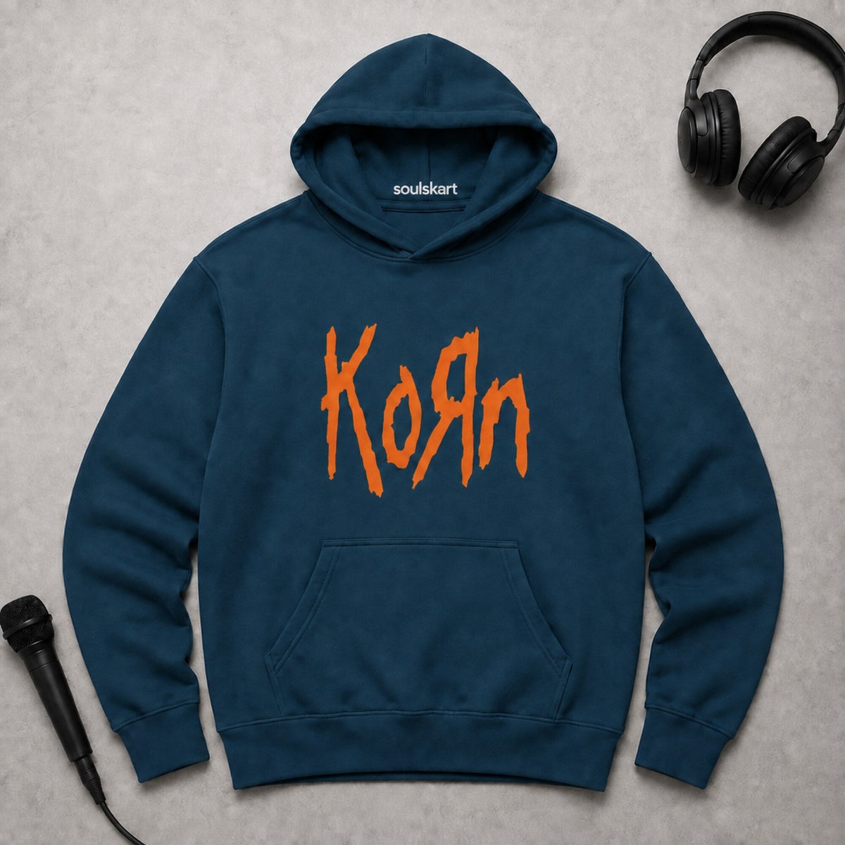 Korn Unisex Hoodie — on hanger