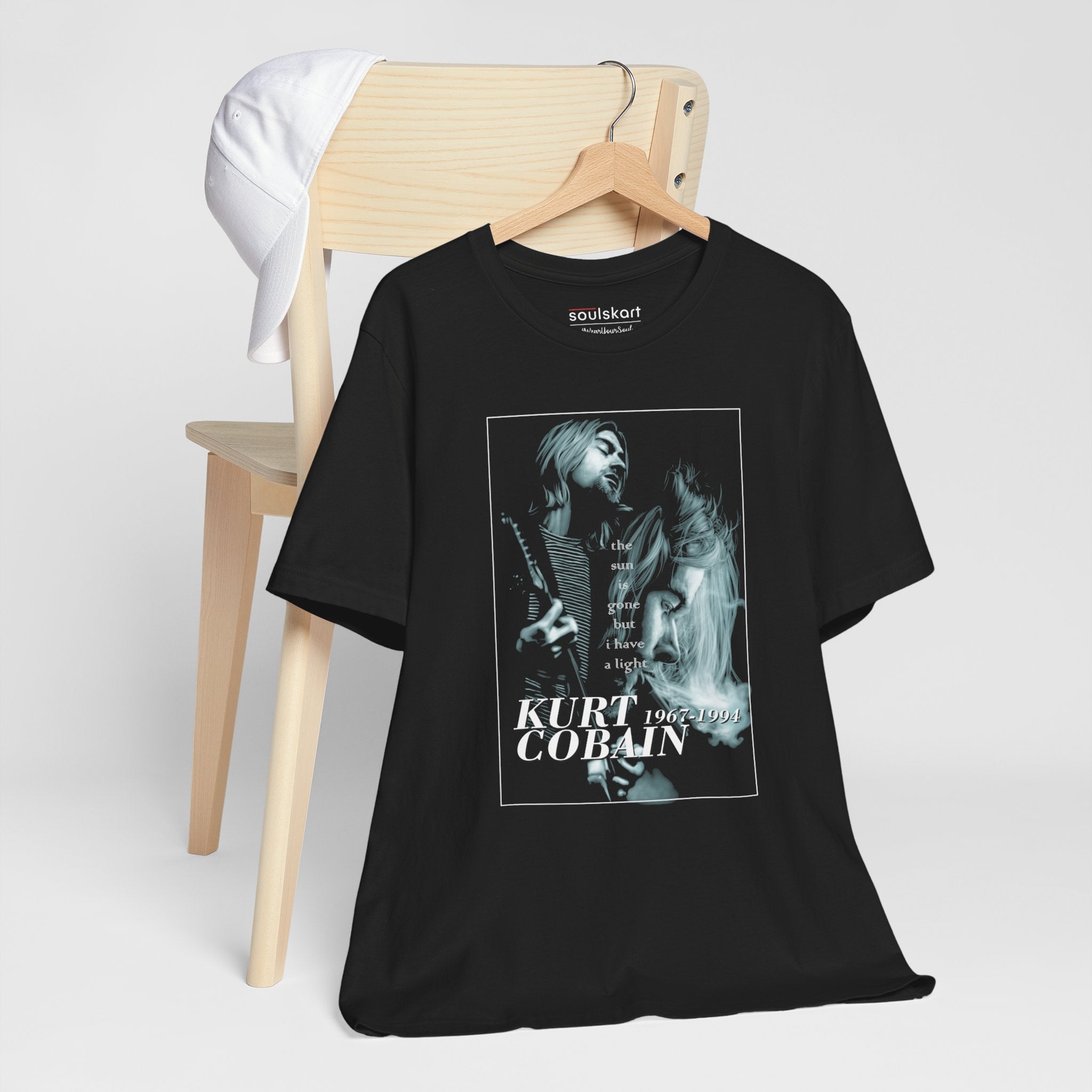 Kurt Cobain Tribute Tee — back view