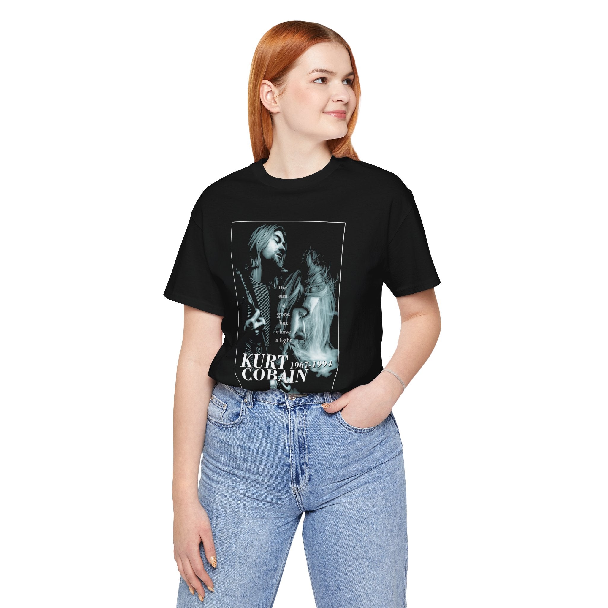 Kurt Cobain Tribute Tee — detail shot