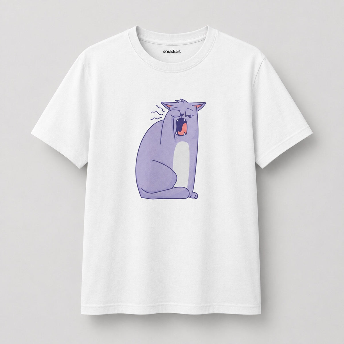 Lazy Cat Unisex T-Shirt — front view